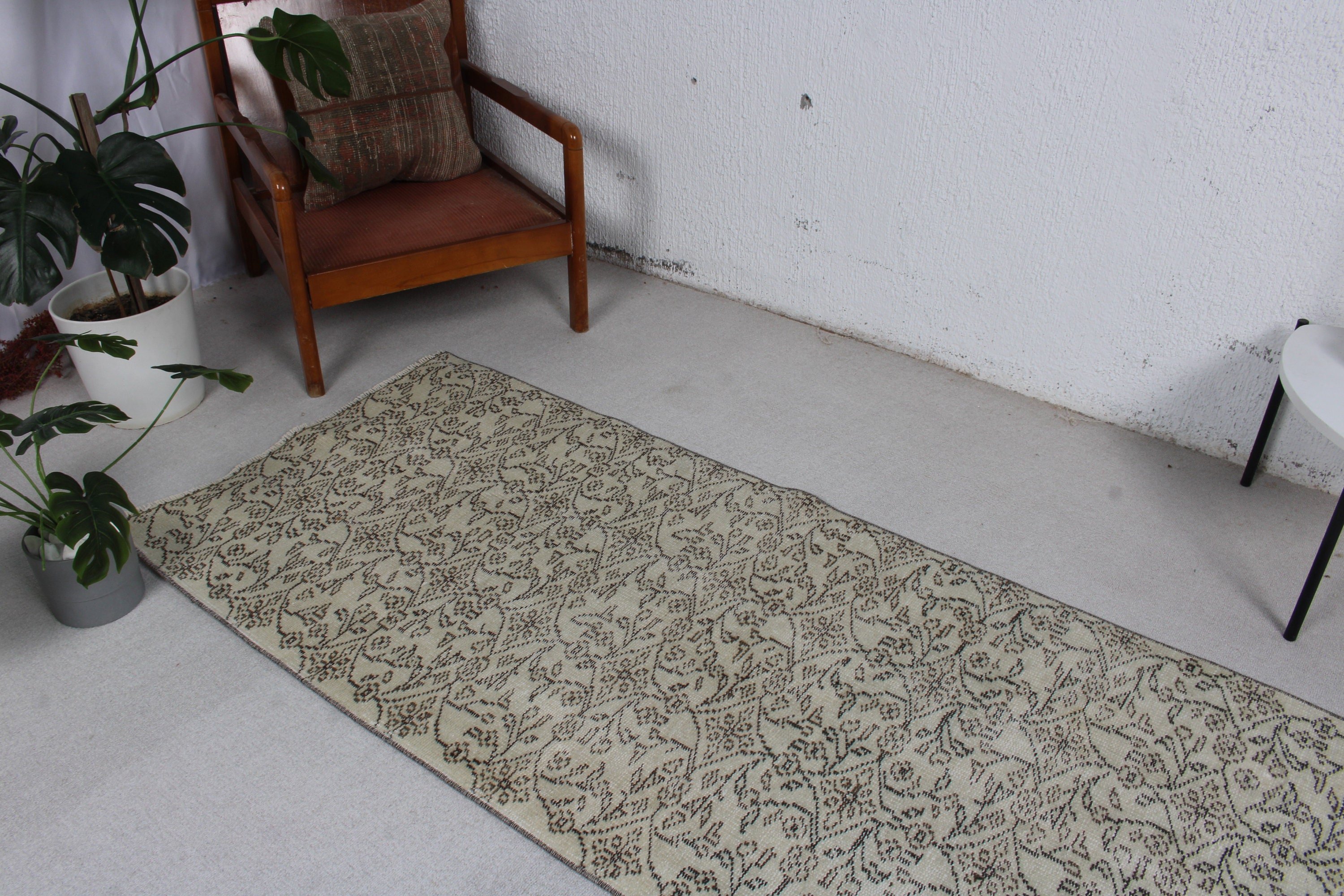 Türk Halısı, Kabile Halıları, Boho Vurgulu Halılar, Vintage Halı, 2,9x6,5 ft Accent Halı, Oushak Halıları, Bej Nötr Halılar, Mutfak Halısı, Yatak Odası Halıları