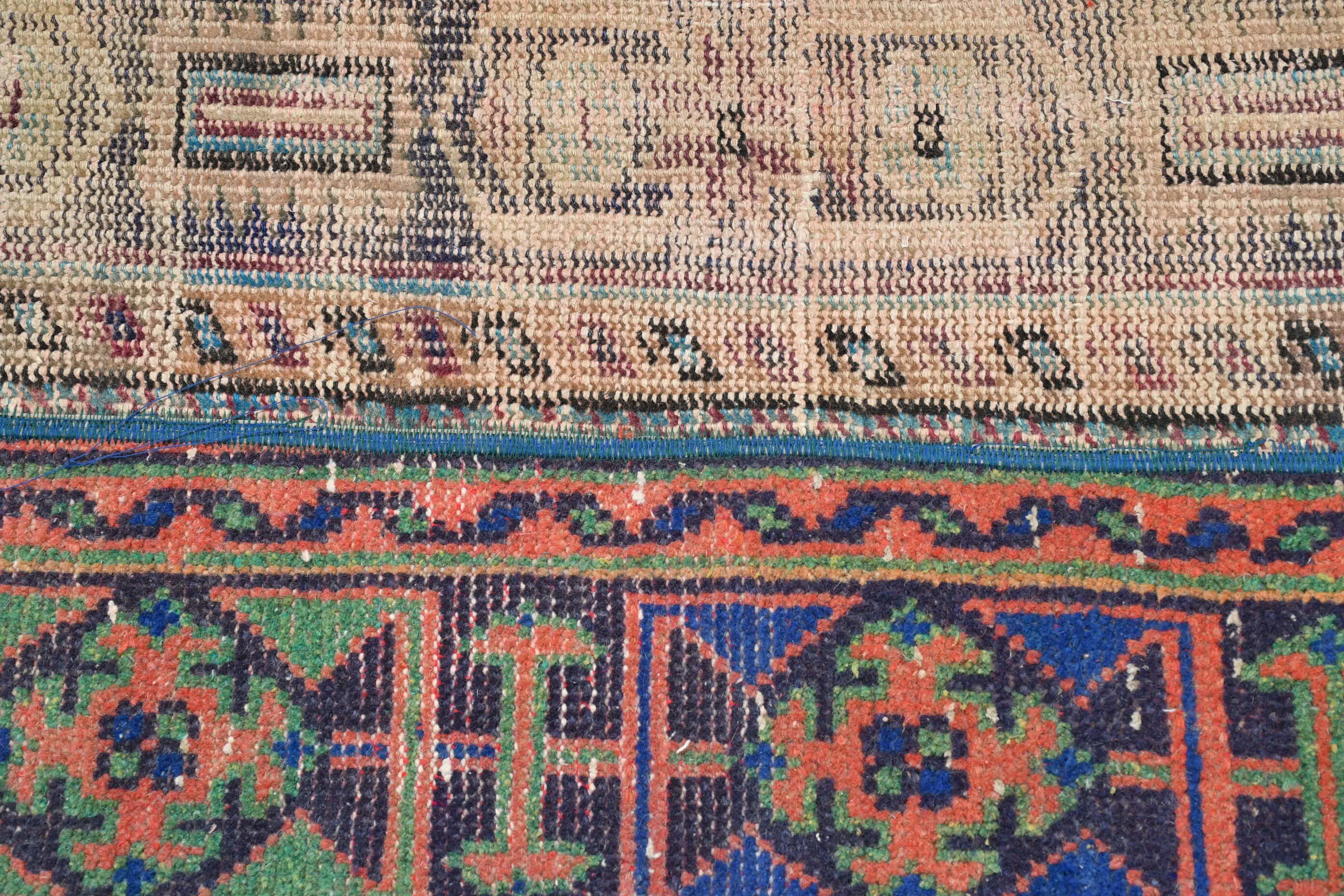 Green Bedroom Rug, Anatolian Rug, Turkish Rug, Vintage Rugs, Moroccan Rugs, 1.5x3.2 ft Small Rug, Car Mat Rug, Custom Rug, Bathroom Rug