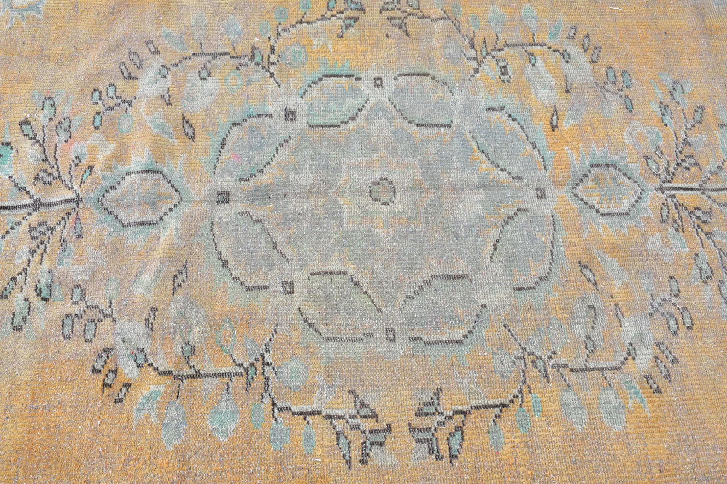 Vintage Halılar, Yer Halıları, Anadolu Halısı, Yatak Odası Halısı, İç Mekan Halısı, 3.8x7.5 ft Alan Halısı, Yer Halısı, Turuncu Ev Dekor Halıları, Türk Halıları