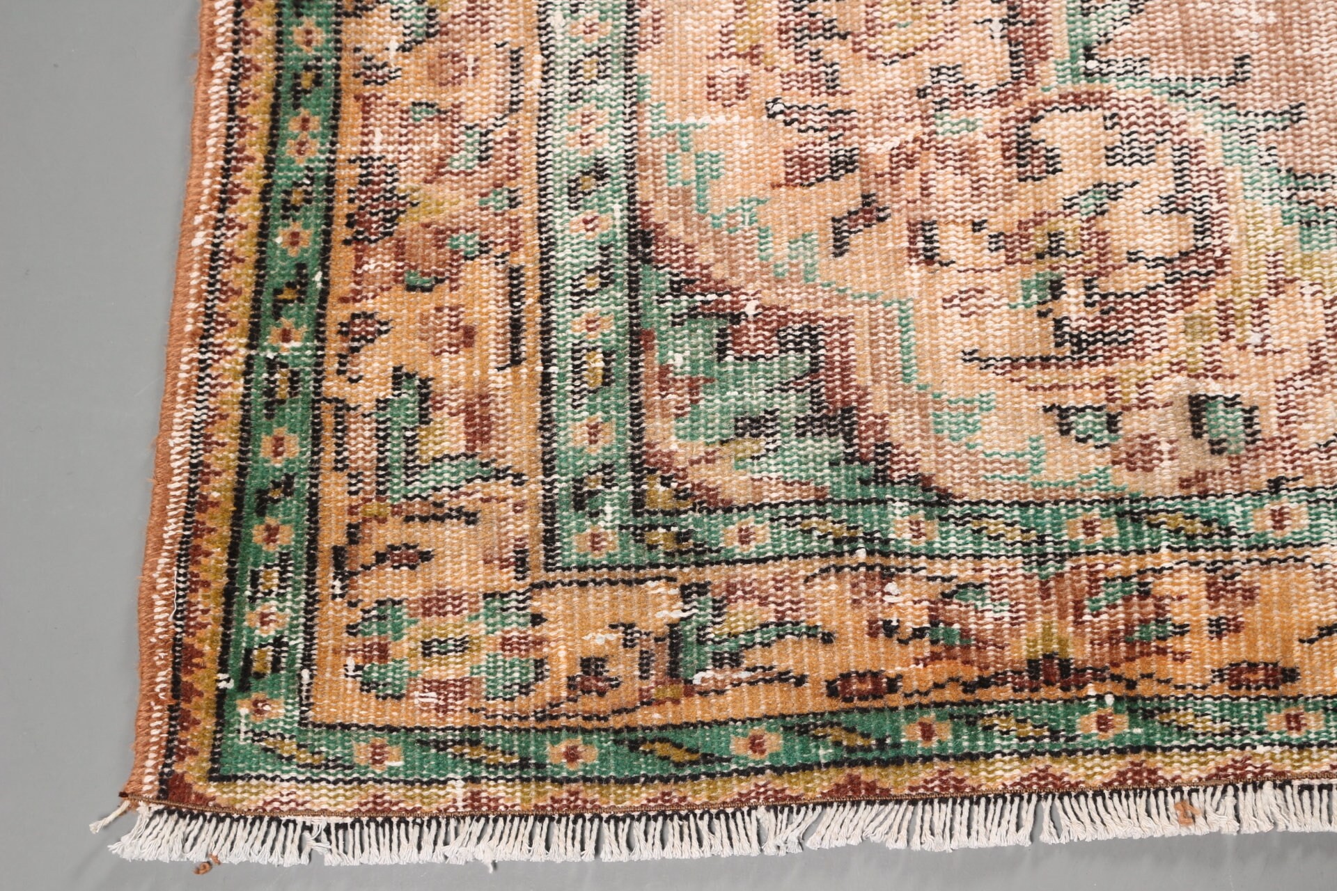 Türk Halısı, Oturma Odası Halıları, Mutfak Halıları, Oushak Halıları, Vintage Halılar, Yemek Odası Halıları, Kahverengi Yatak Odası Halısı, 5,7x9,4 ft Büyük Halı