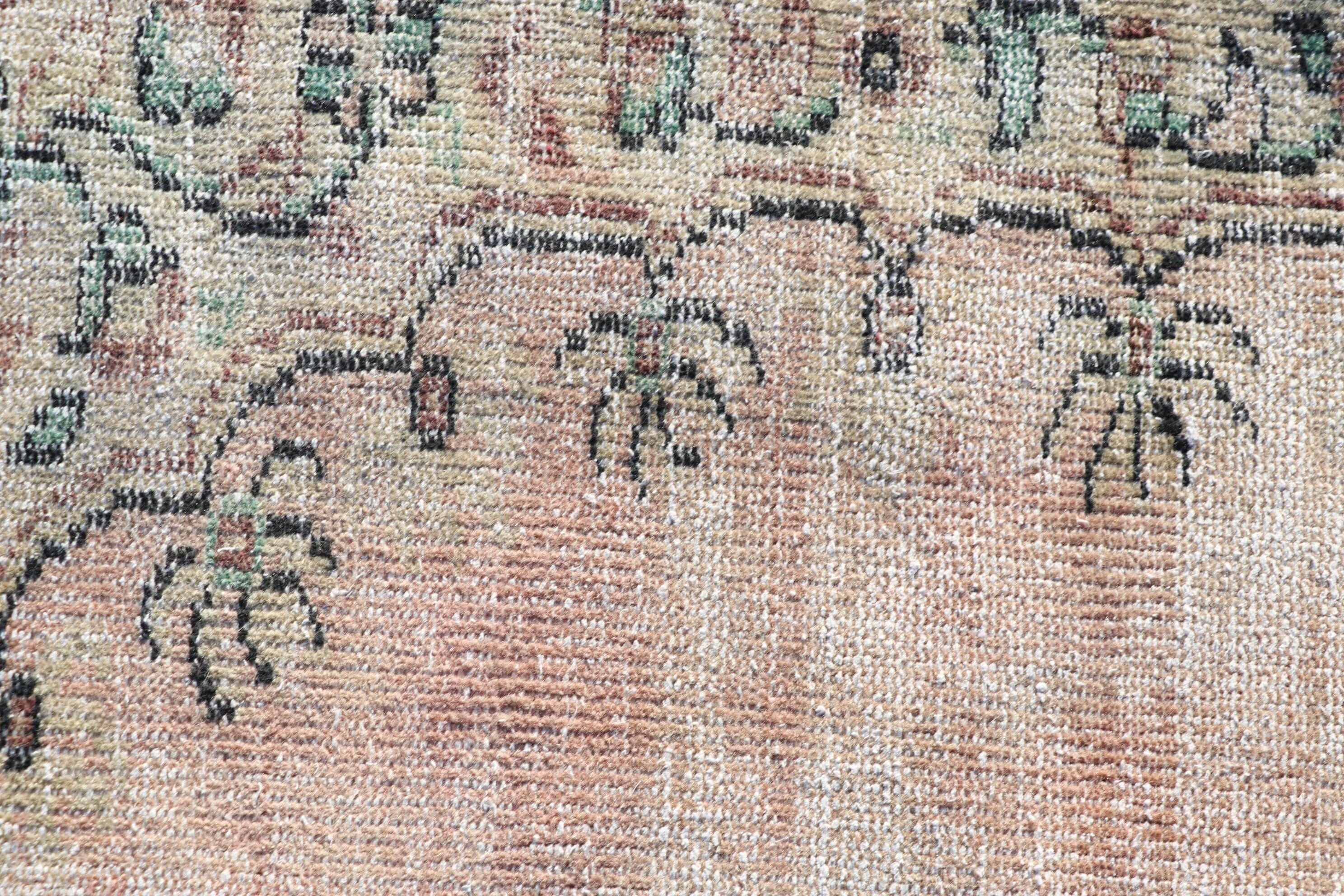 Pembe Ev Dekor Halısı, Araba Paspas Halısı, 2.6x2.6 ft Küçük Halılar, Vintage Halı, Türk Halısı, Ev Dekor Halısı, Giriş Halısı, Sevimli Halı