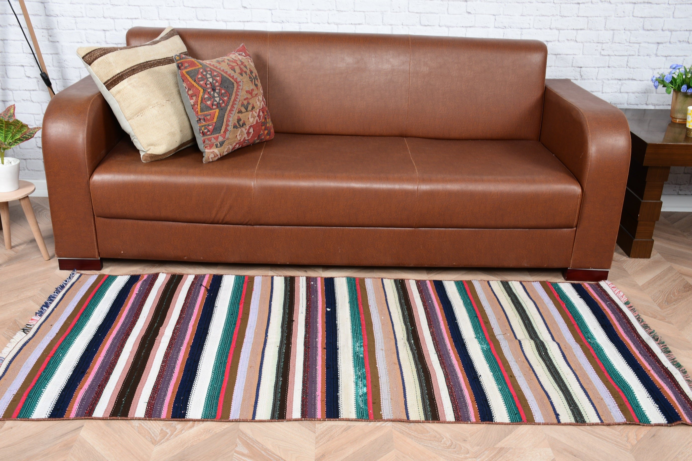 Giriş Kilim, Ev Kilim, 80x191 cm Antre Kilim, Mutfak Kilim, Mutfak Kilim, Antik Kilim, Nostaljik Kilim, Mutfak Kilim, Bej Zemin Kilim