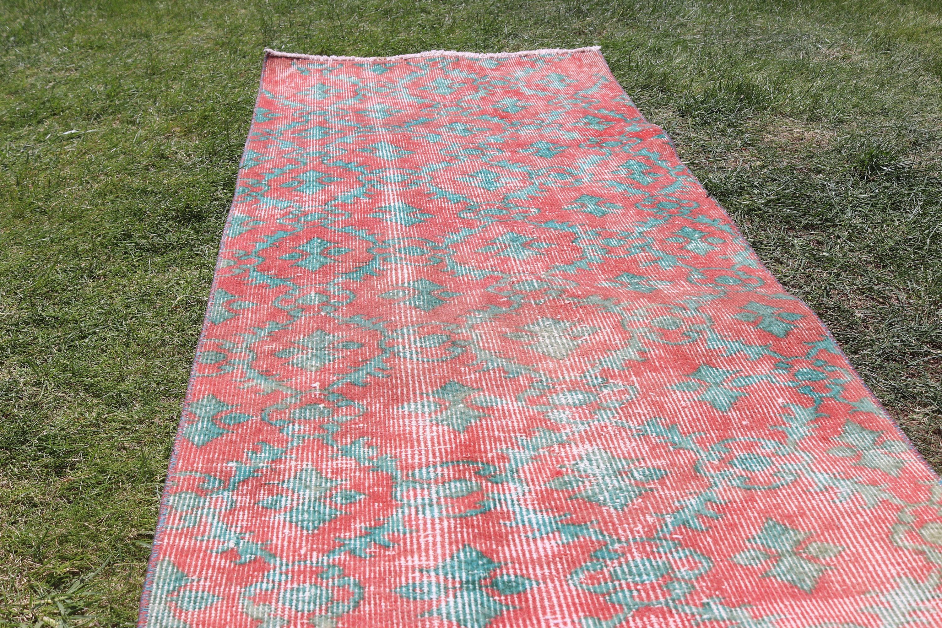 Modern Rugs, 2.4x6.2 ft Runner Rug, Neutral Rugs, Red Modern Rugs, Stair Rug, Long Runner Rugs, Handmade Rugs, Vintage Rugs, Turkish Rugs