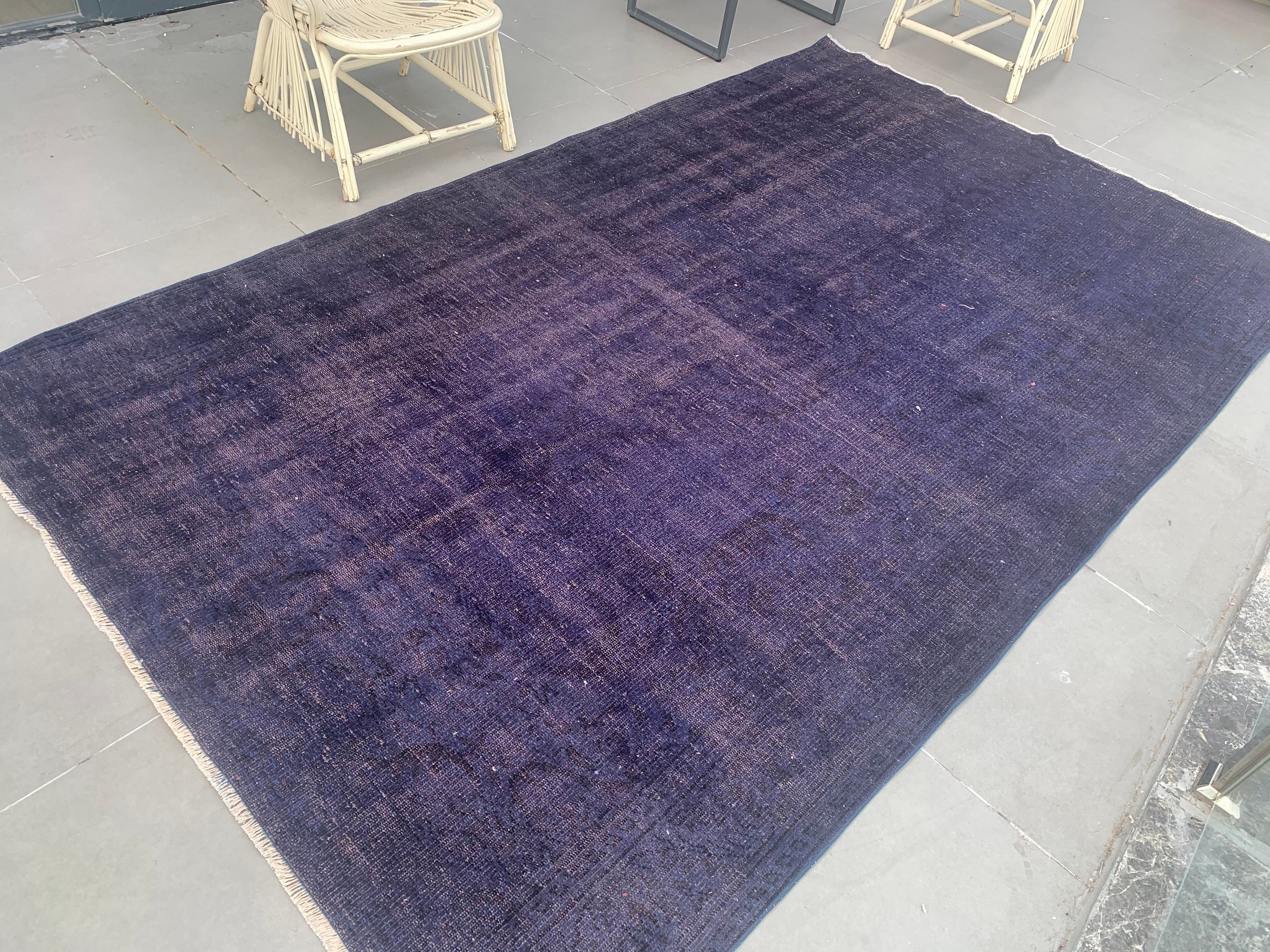 Purple Bedroom Rug, Vintage Rugs, Turkish Rugs, Rugs for Bedroom, 6x10.3 ft Large Rugs, Wool Rugs, Home Decor Rug, Living Room Rugs
