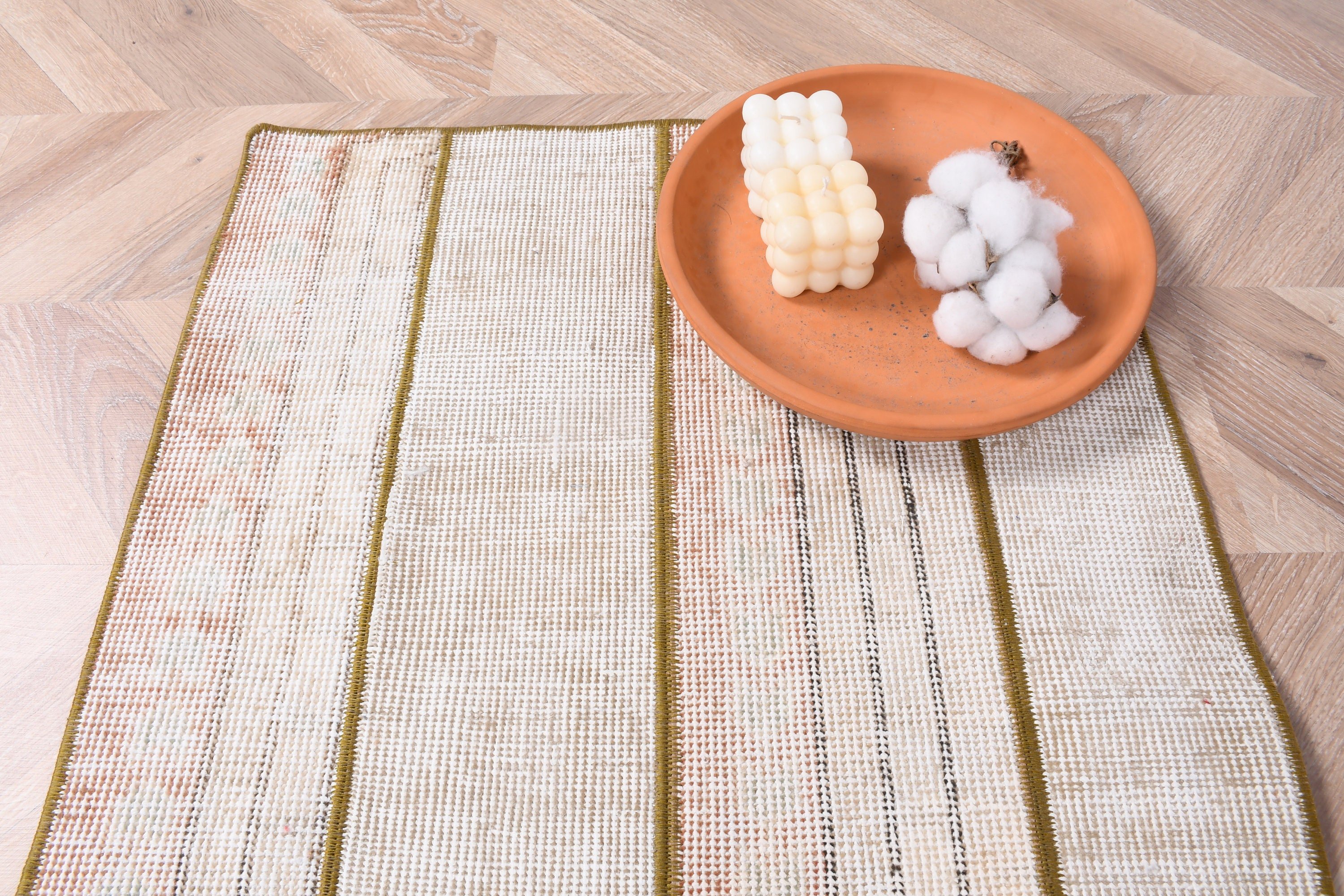 White Anatolian Rugs, Turkish Rug, Vintage Rug, Dorm Rug, Moroccan Rugs, Boho Rug, Nursery Rugs, 2x3.8 ft Small Rugs, Entry Rugs, Floor Rug