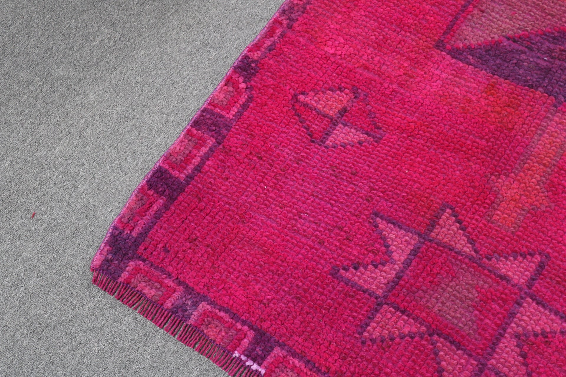 Tribal Rugs, Pink Bedroom Rug, Stair Rug, Vintage Rugs, Rugs for Corridor, 2.8x10.1 ft Runner Rug, Wool Rugs, Anatolian Rug, Turkish Rug