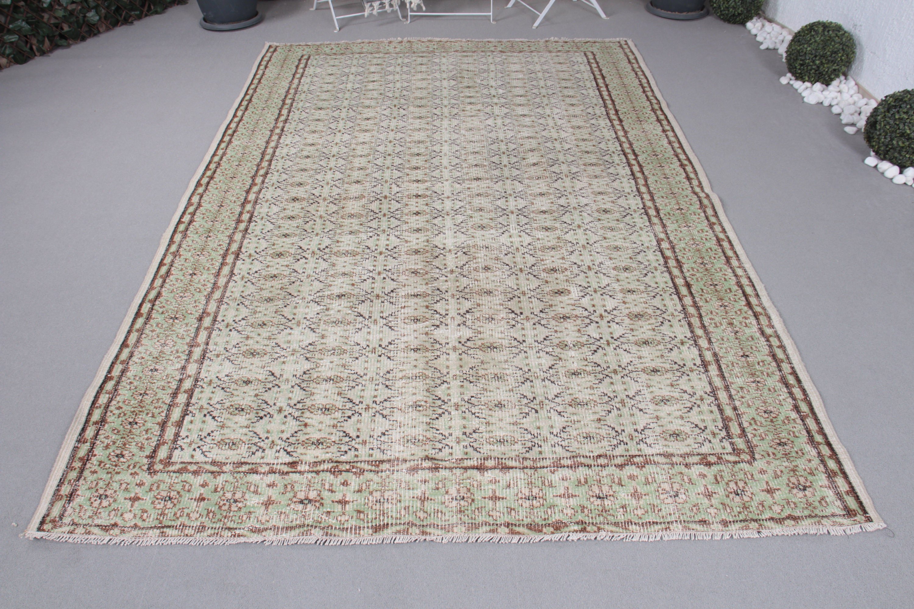 Flatweave Rugs, Anatolian Rug, Vintage Rugs, Dining Room Rugs, Beige Cool Rugs, Bedroom Rug, Antique Rug, Turkish Rug, 5.7x9 ft Large Rug