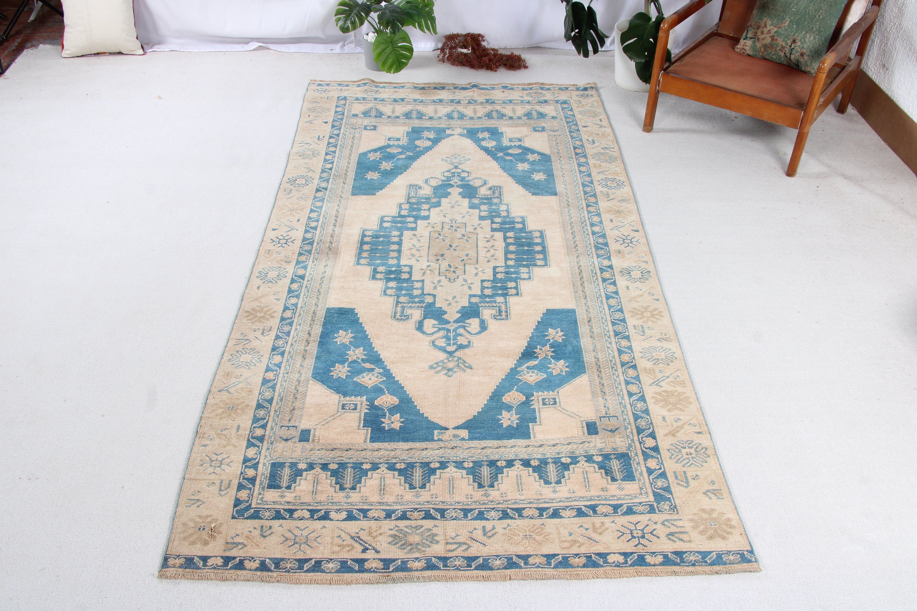 4.6x8.9 ft Büyük Halı, Türk Halıları, Ev Dekorasyonu Halısı, Kahverengi Soğuk Halı, Antika Halılar, Vintage Halılar, Aztek Halısı, Yatak Odası Halıları, Büyük Vintage Halılar