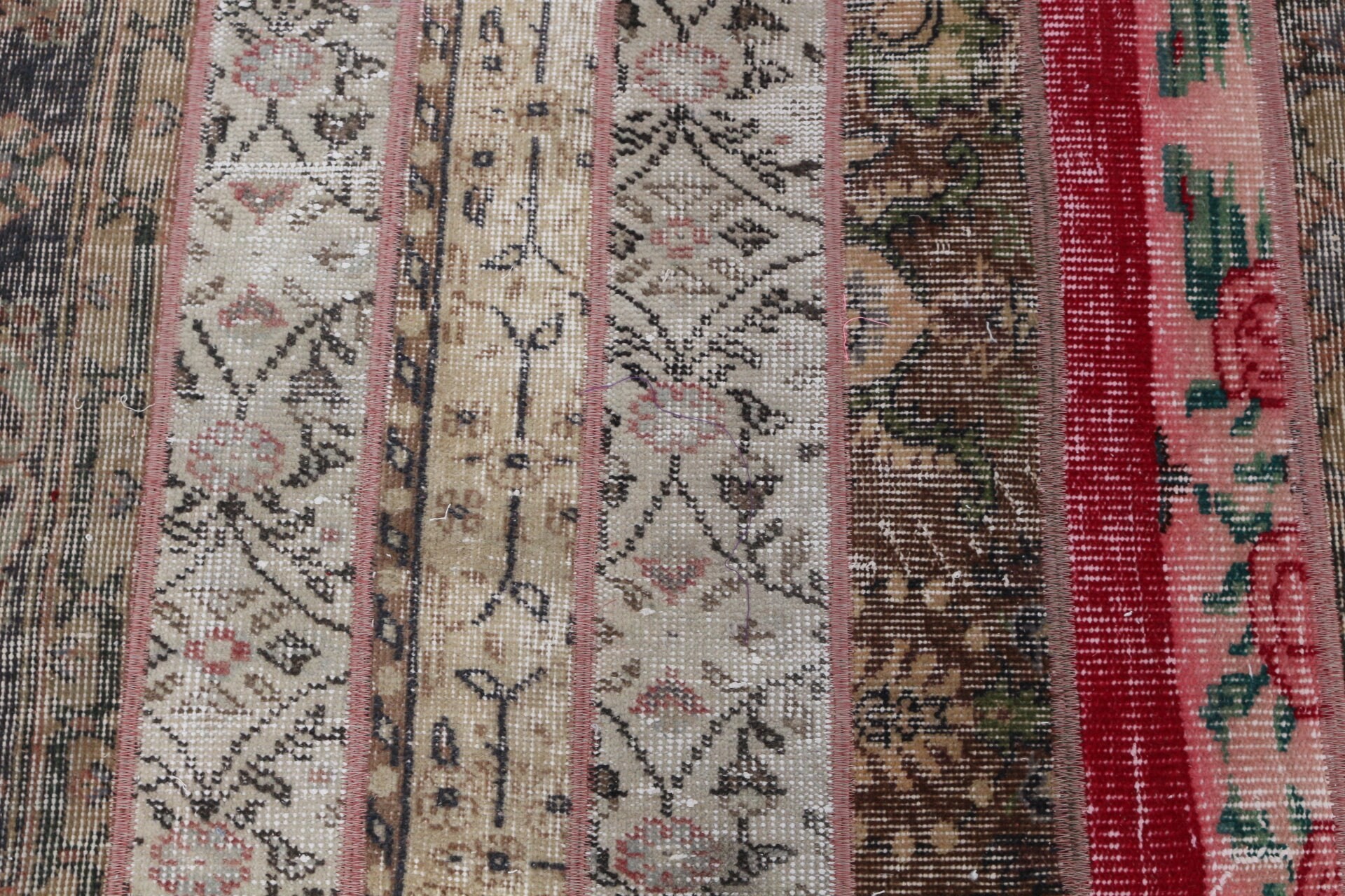 Vintage Rug, Oushak Rugs, Bathroom Rug, Turkish Rugs, Beige Antique Rug, 2.2x3.2 ft Small Rug, Flatweave Rug, Nursery Rugs, Anatolian Rugs