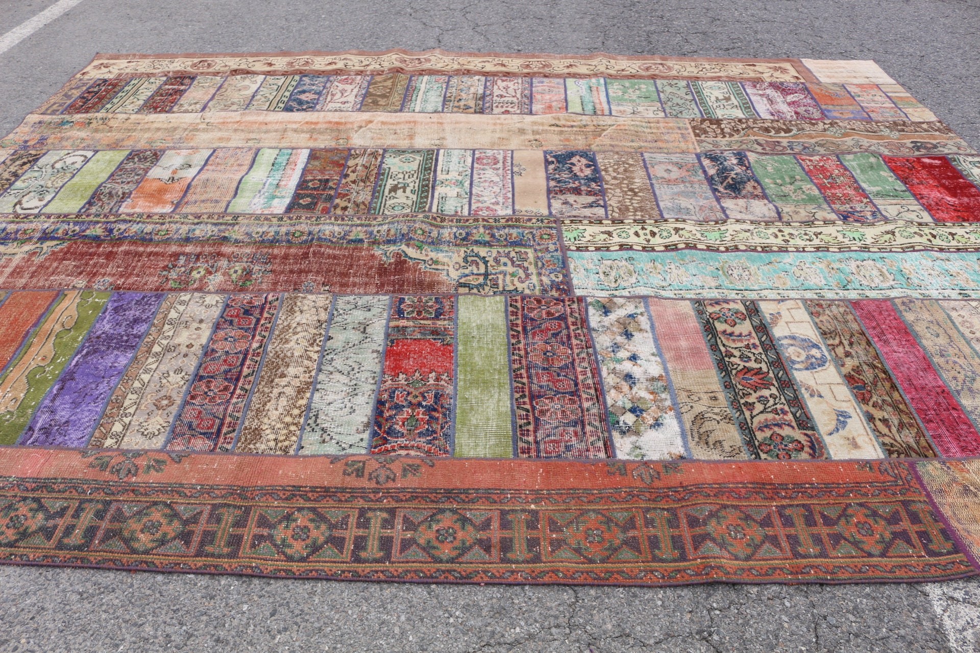 Boho Rug, Turkish Rugs, Salon Rug, Anatolian Rugs, Beige Antique Rugs, Living Room Rug, 10x13 ft Oversize Rugs, Vintage Rugs