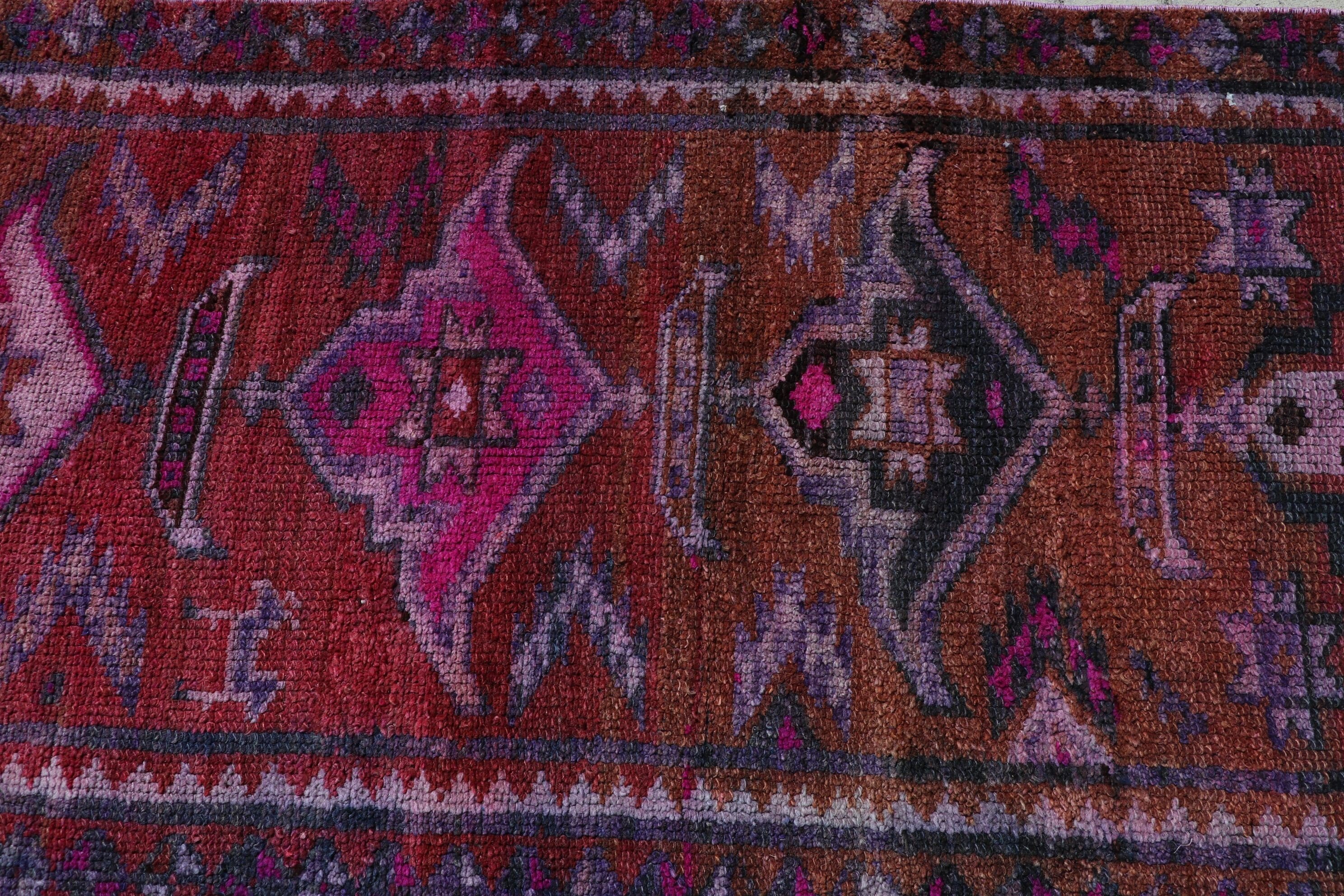 Anatolian Rugs, Turkish Rug, 2.8x8.4 ft Runner Rugs, Art Rug, Rugs for Hallway, Moroccan Rug, Green Moroccan Rug, Corridor Rug, Vintage Rug