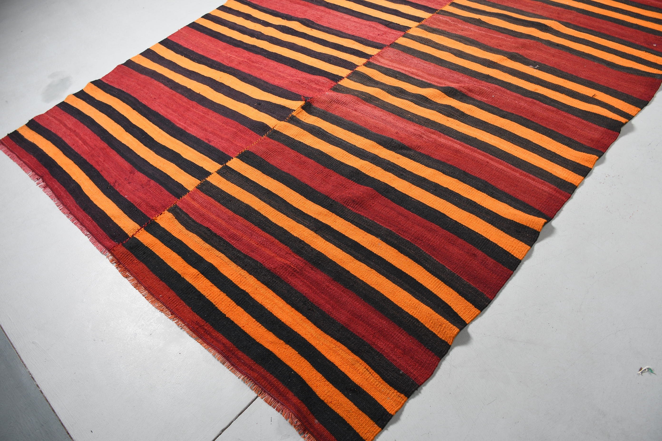 Kırmızı 6.8x12.3 ft Büyük Boy Halı, Oryantal Halı, Kilim, Salon Halısı, Türk Halısı, Salon Halıları, Vintage Halılar, Sanat Halısı