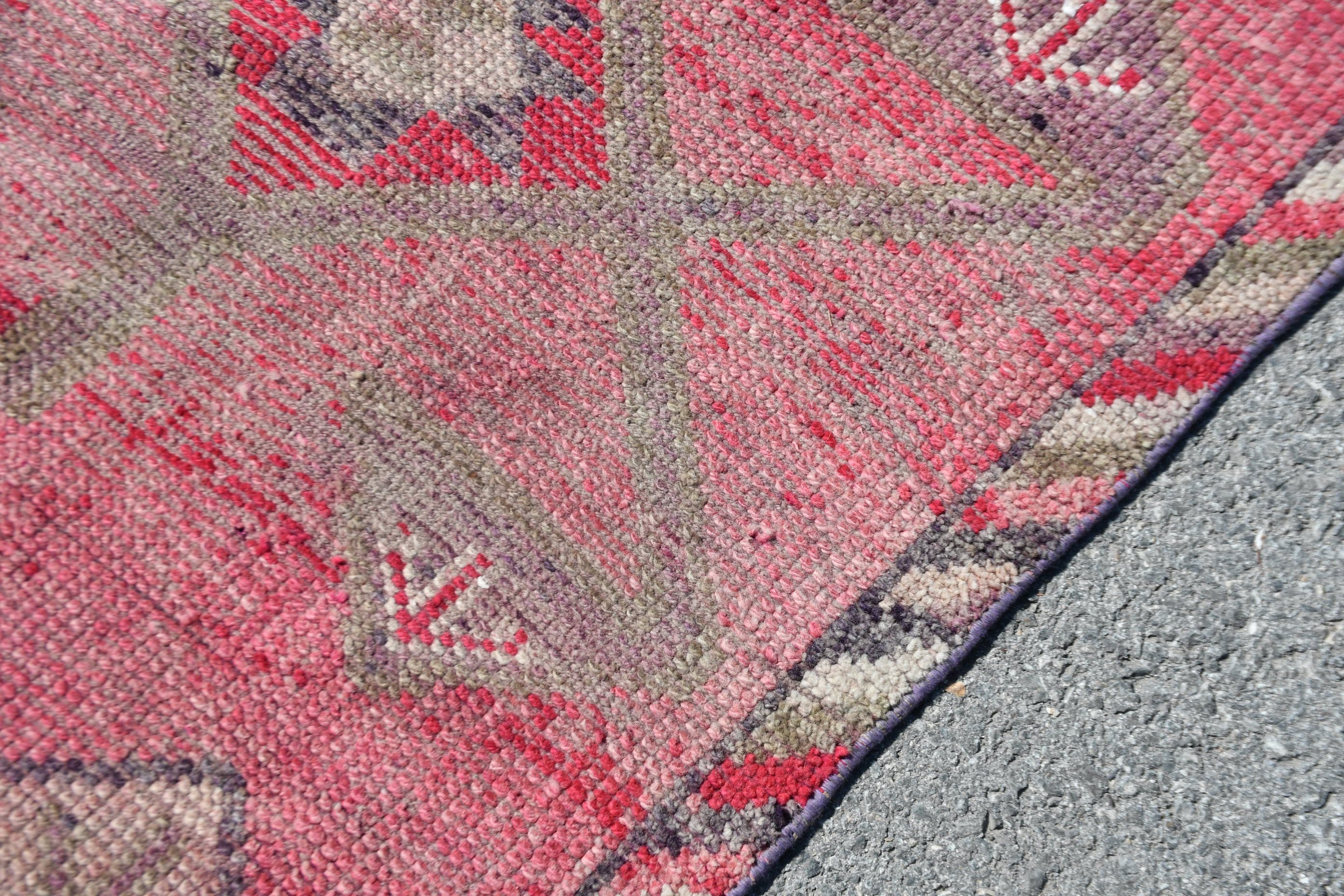 Pale Rug, Rugs for Corridor, Vintage Rugs, Antique Rugs, Corridor Rugs, Anatolian Rugs, Turkish Rug, Hand Knotted Rug, 3.1x10 ft Runner Rug