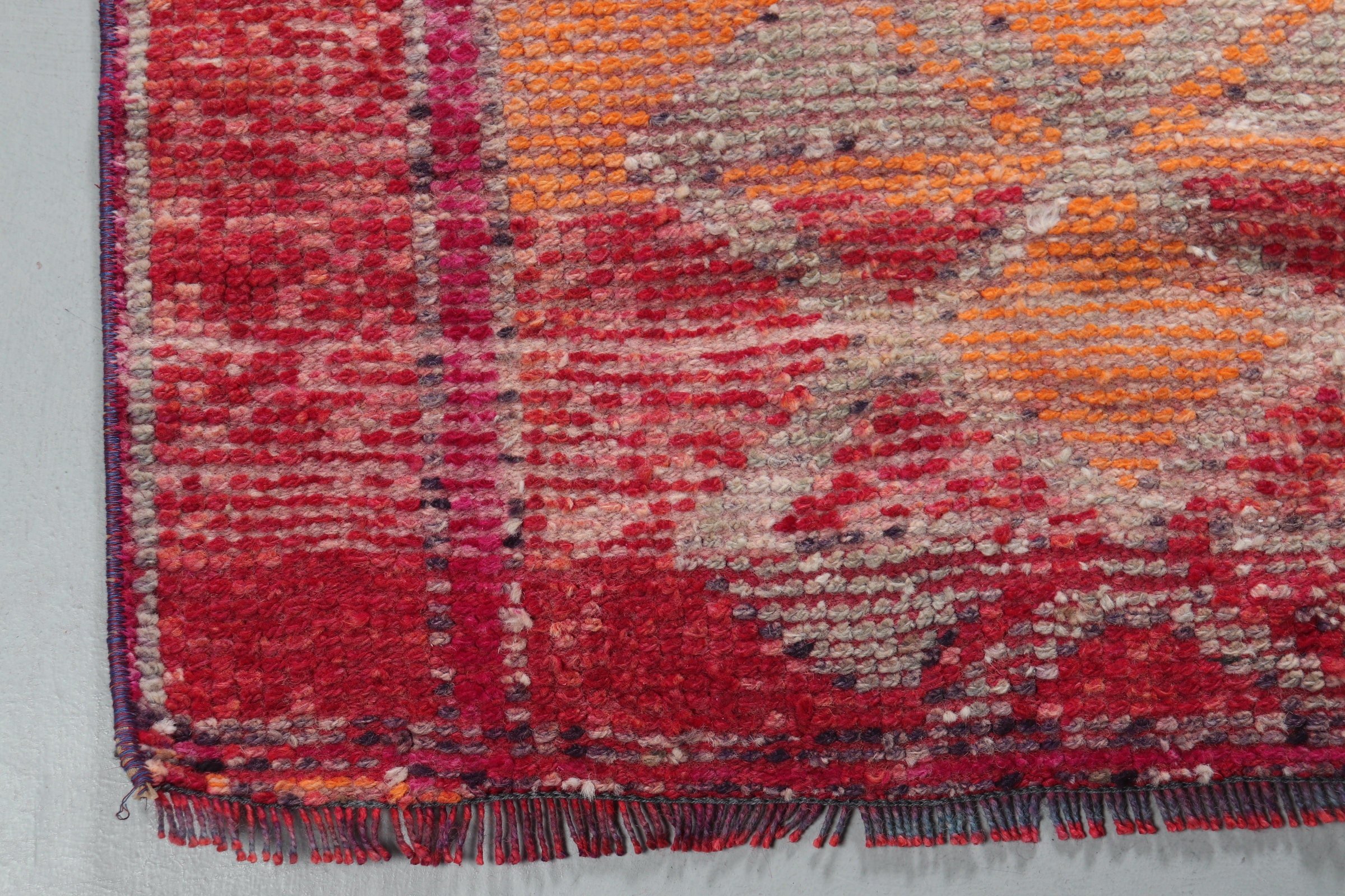Oushak Rugs, Turkish Rugs, Orange Moroccan Rugs, Oriental Rugs, Vintage Rug, 2.8x8.6 ft Runner Rugs, Flatweave Rug, Stair Rug, Hallway Rugs