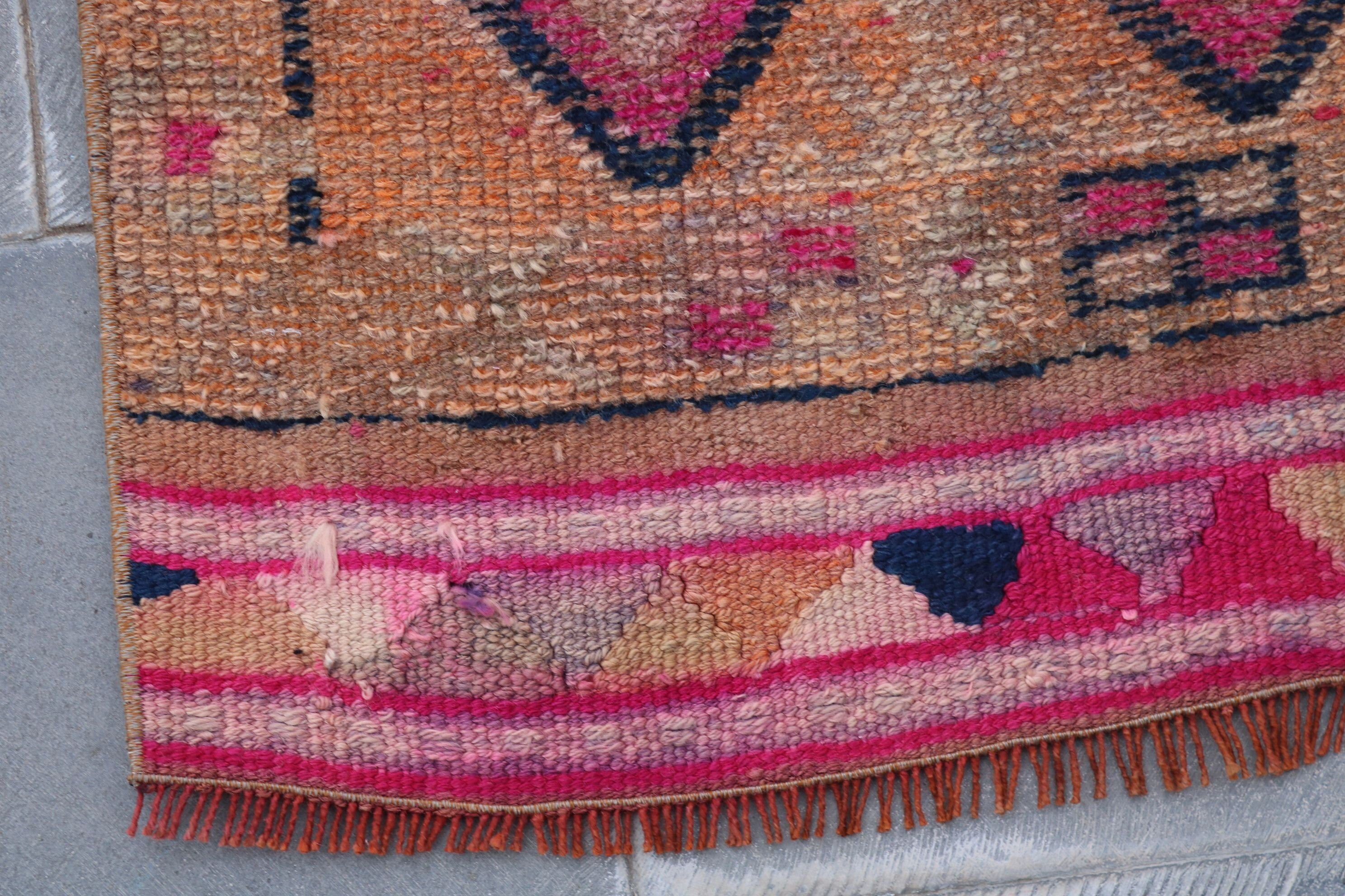 Pale Rug, 2.3x12.9 ft Runner Rug, Stair Rug, Custom Rug, Floor Rug, Rugs for Runner, Corridor Rug, Vintage Rug, Turkish Rugs, Moroccan Rugs