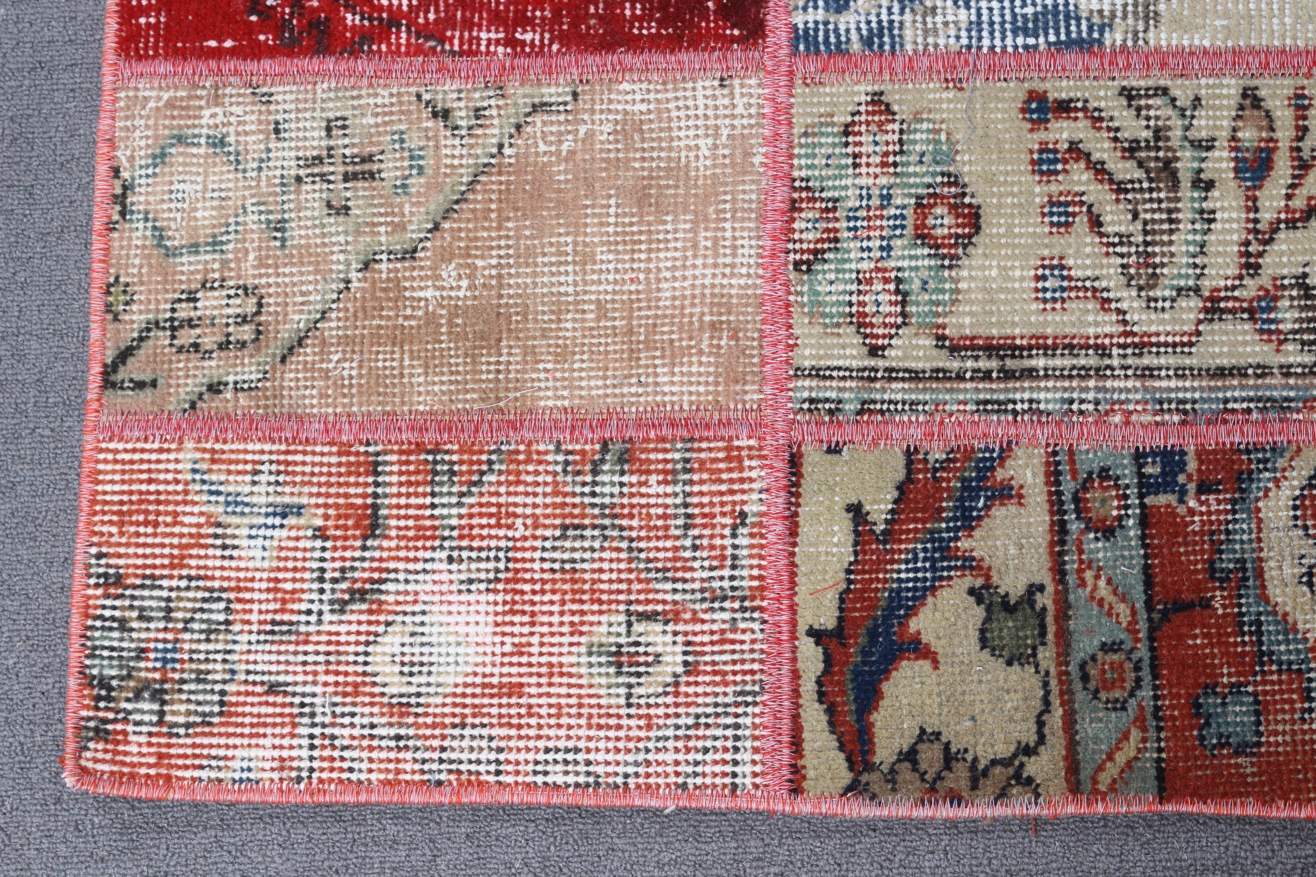Turkish Rugs, Kitchen Rug, Vintage Rug, Beige Bedroom Rugs, Wall Hanging Rugs, 1.9x3.6 ft Small Rug, Cute Rugs, Anatolian Rug, Entry Rug