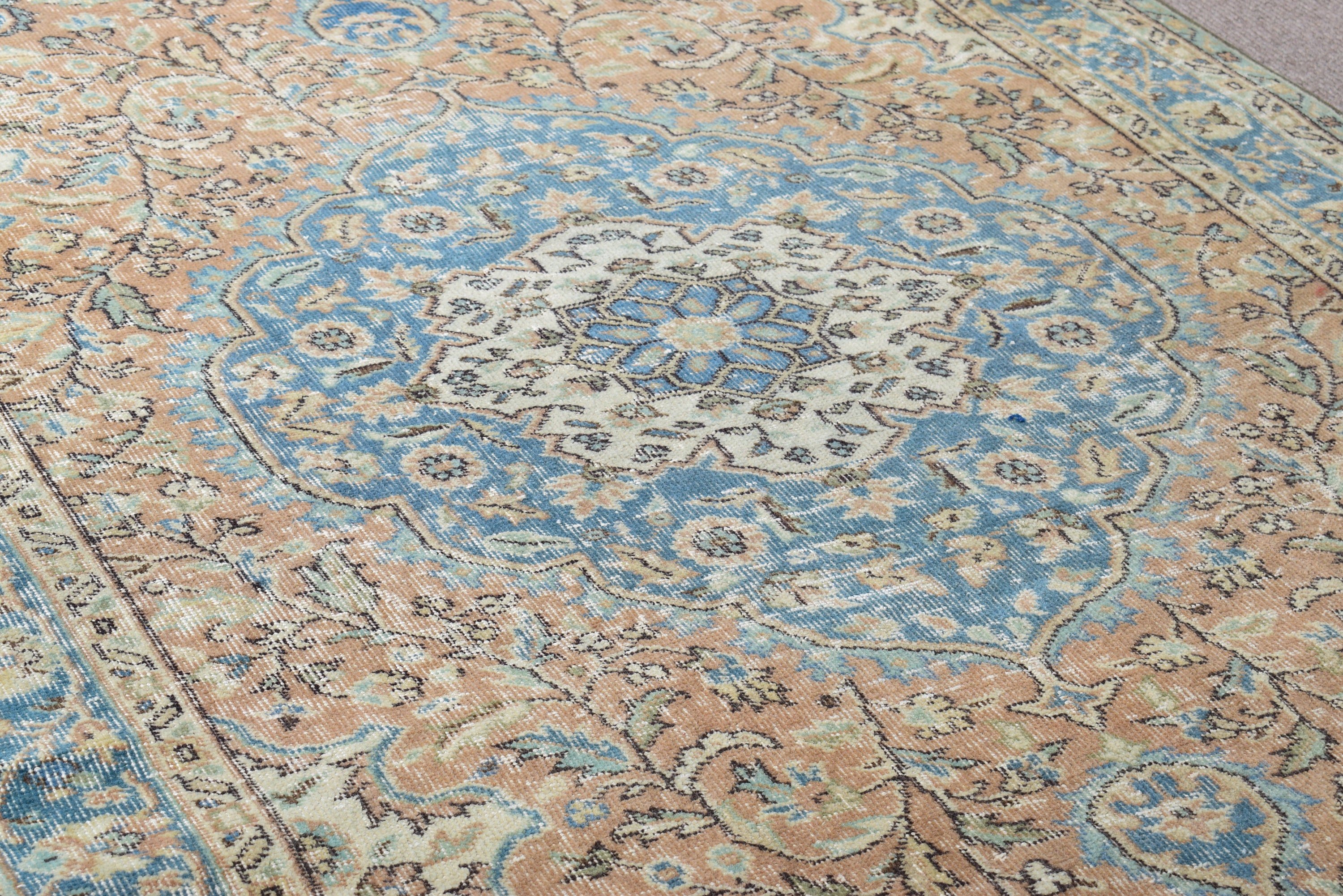 Yatak Odası Halısı, 5.1x8.4 ft Büyük Halılar, Egzotik Halılar, Geometrik Halı, Vintage Halı, Gökkuşağı Fas Halıları, Boho Halıları, Salon Halısı, Türk Halısı