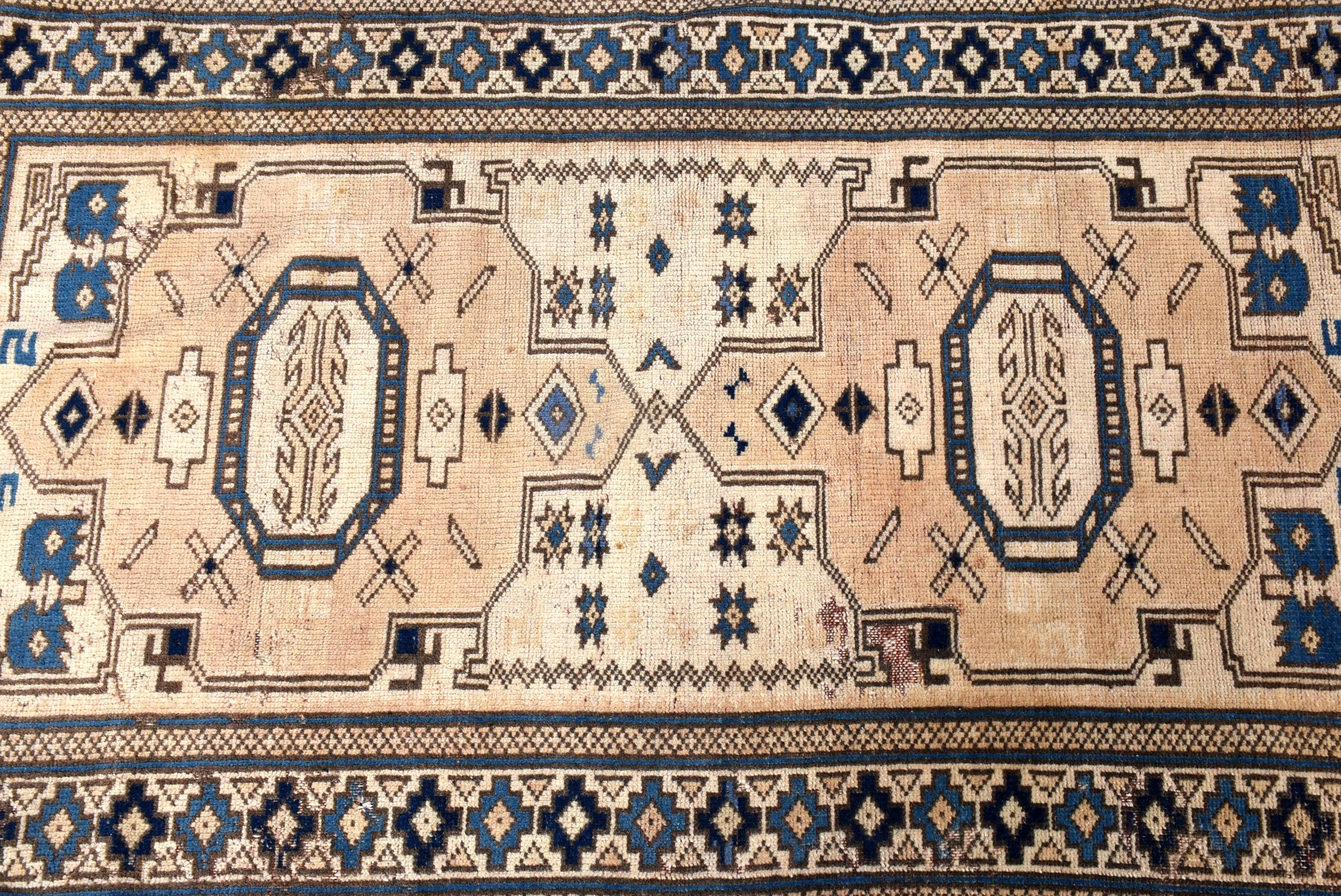 Çocuk Halısı, Vintage Halılar, Küçük Alan Halısı, 2,5x4,1 ft Küçük Halılar, Bej Açıklama Halıları, Oushak Halısı, Türk Halıları, Ev Dekorasyonu Halıları