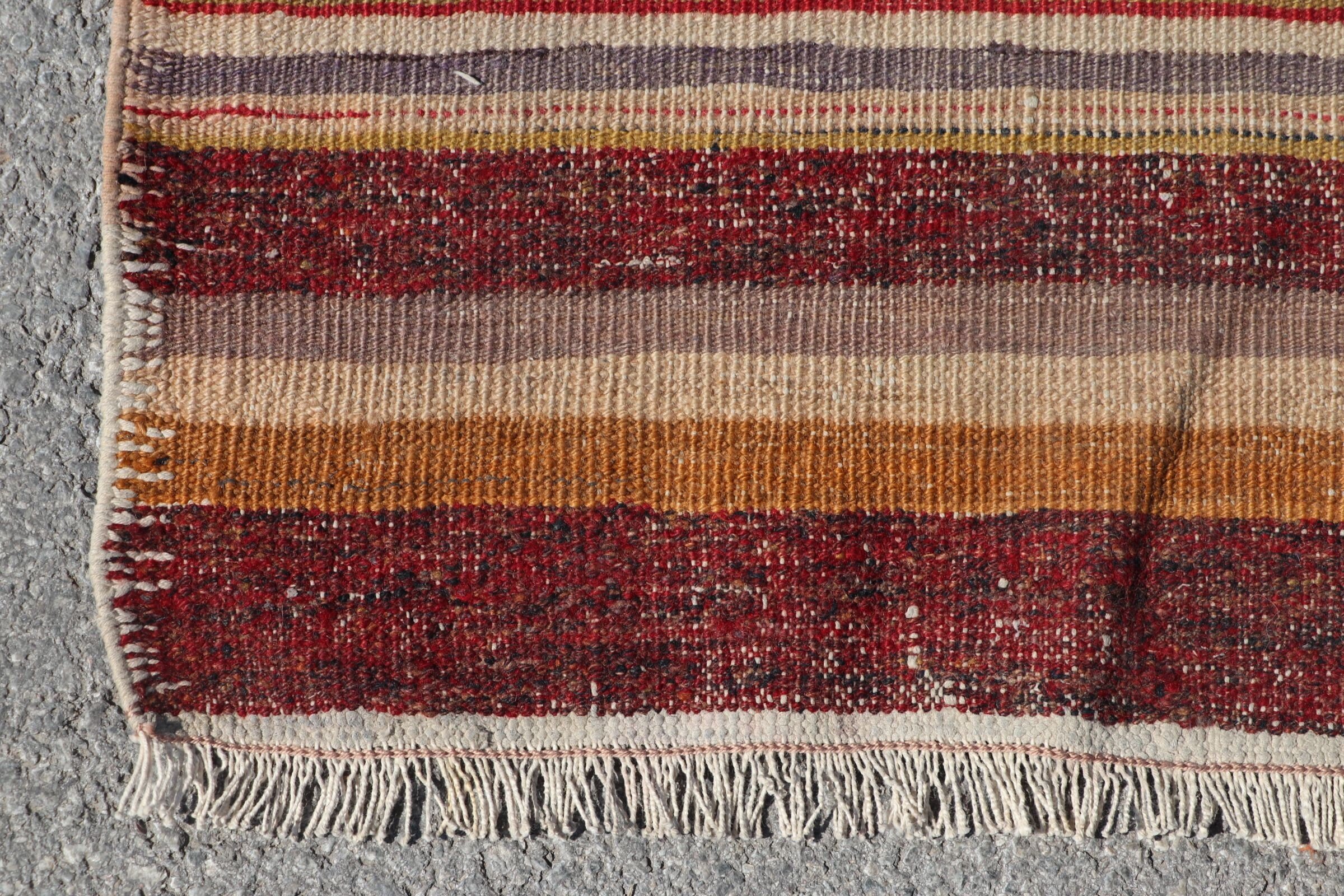 3.6x9.1 ft Runner Rug, Kilim, Home Decor Rug, Red Antique Rugs, Rugs for Corridor, Vintage Rug, Turkish Rugs, Stair Rugs