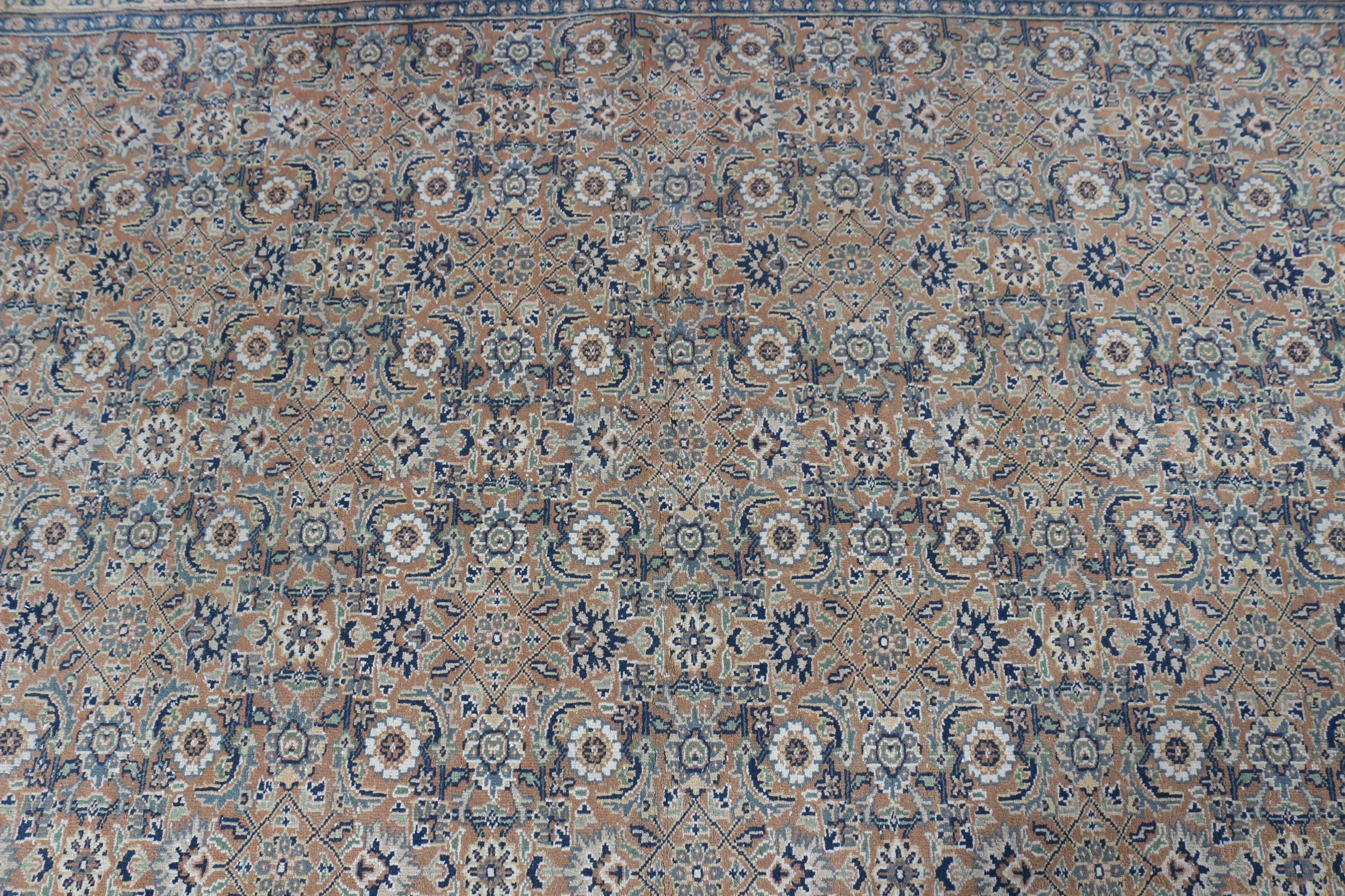 Anadolu Halıları, Yatak Odası Halıları, Siyah Anadolu Halısı, Türk Halısı, Oturma Odası Halısı, Vintage Halı, 6.6x9.3 ft Büyük Halı, Büyük Oushak Halısı