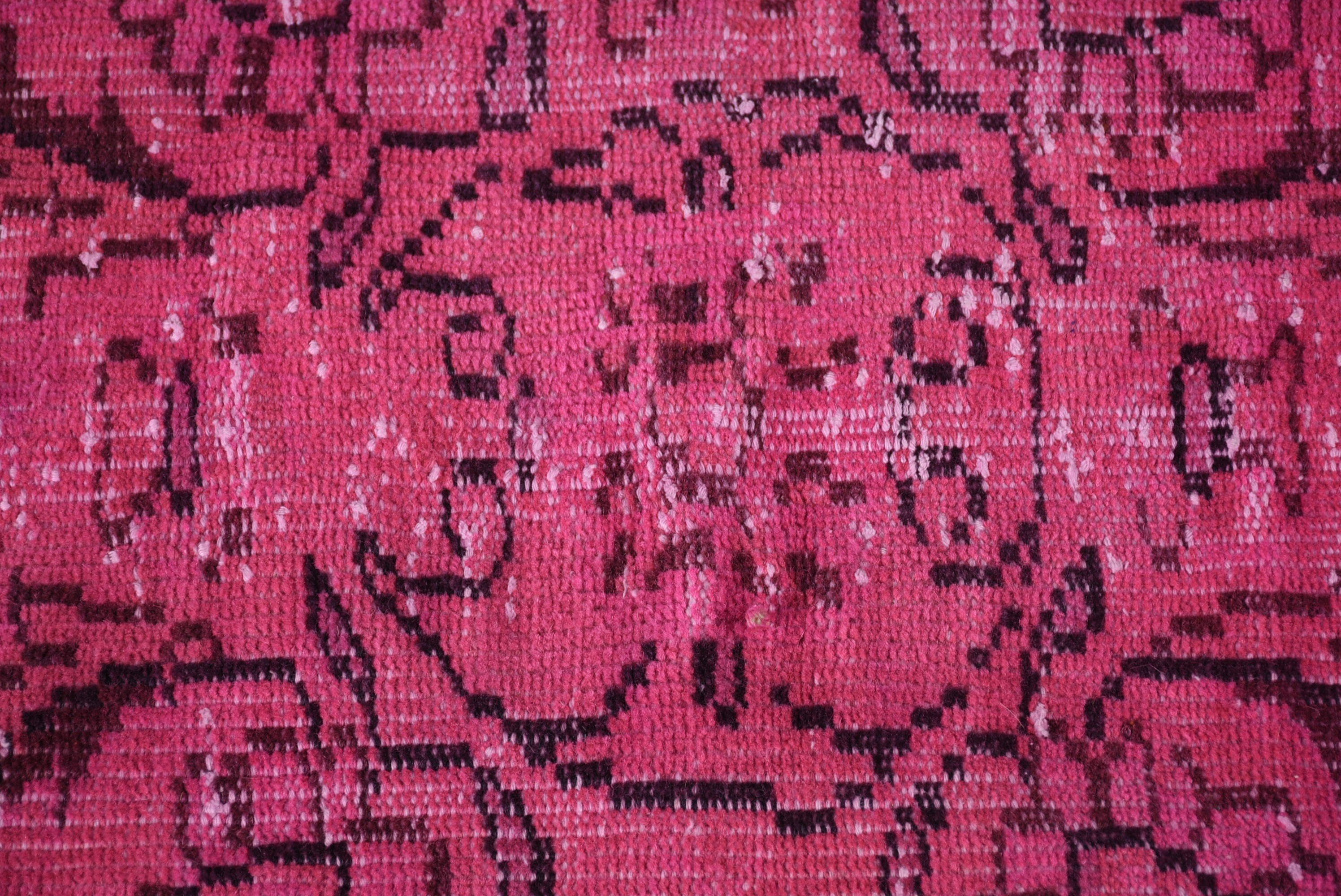 4.9x8.5 ft Large Rugs, Anatolian Rugs, Bedroom Rugs, Living Room Rug, Wool Rug, Pink Wool Rug, Vintage Rugs, Turkish Rug, Rugs for Bedroom
