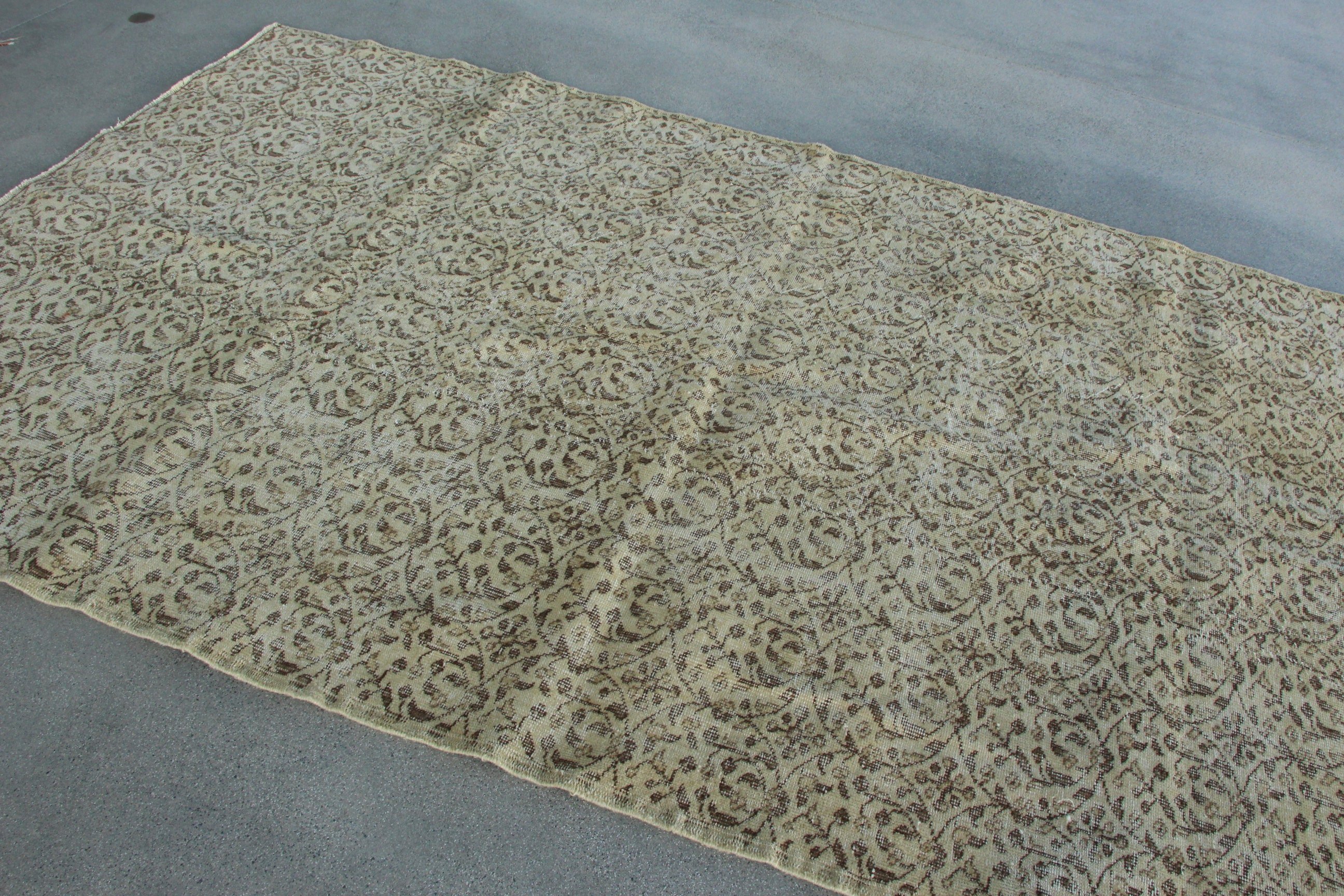 Saloon Rugs, Vintage Rugs, Salon Rugs, 9x9.1 ft Oversize Rugs, Beige Antique Rugs, Oriental Rugs, Turkish Rug, Floor Rug, Modern Rugs