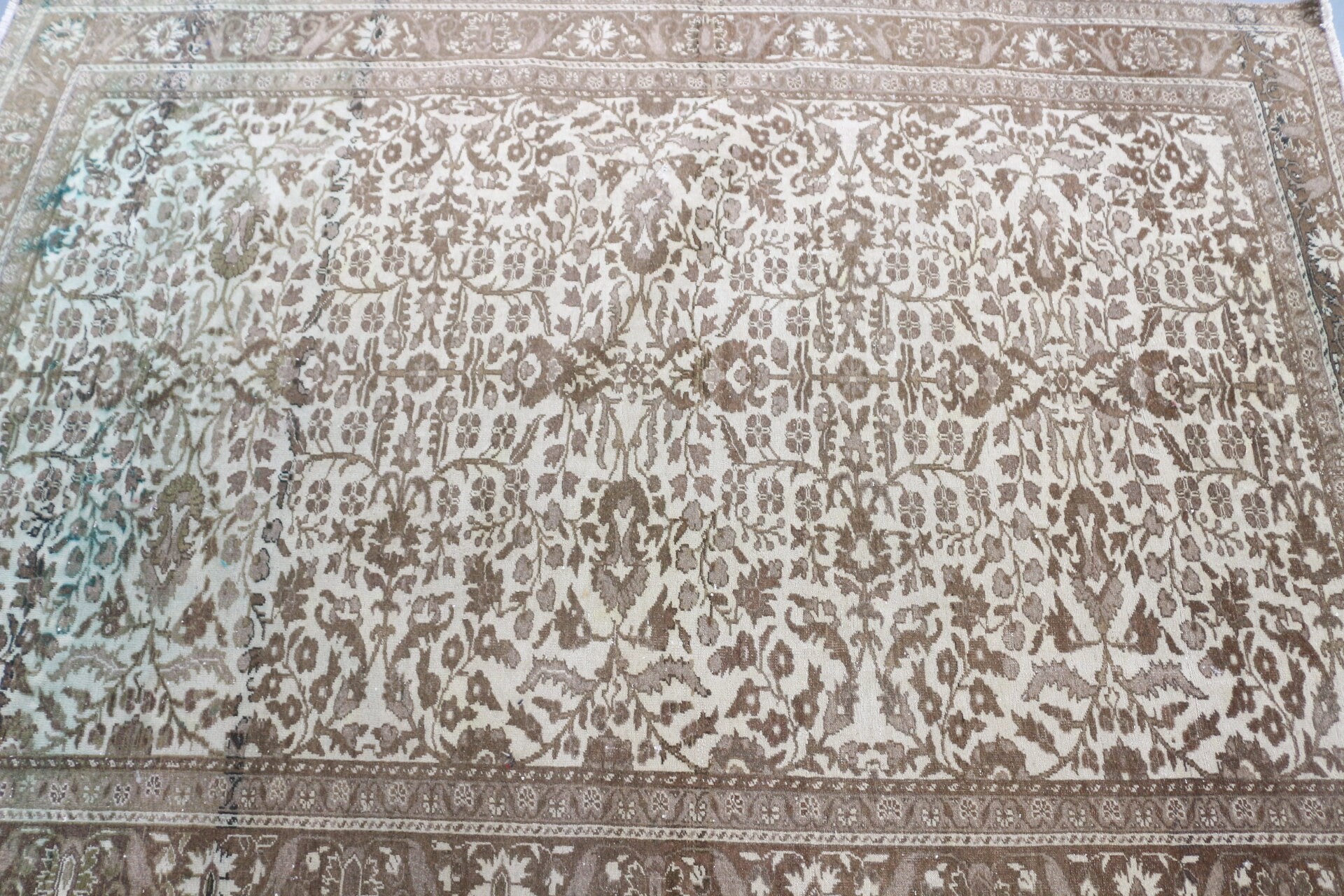 Oturma Odası Halı, Ev Halı, 147x204 cm Oturma odası Halı, Ev Halı, Ev Halı, Mutfak Halı, Türk Halı, Bej Uşak Halı, Anadolu Halı