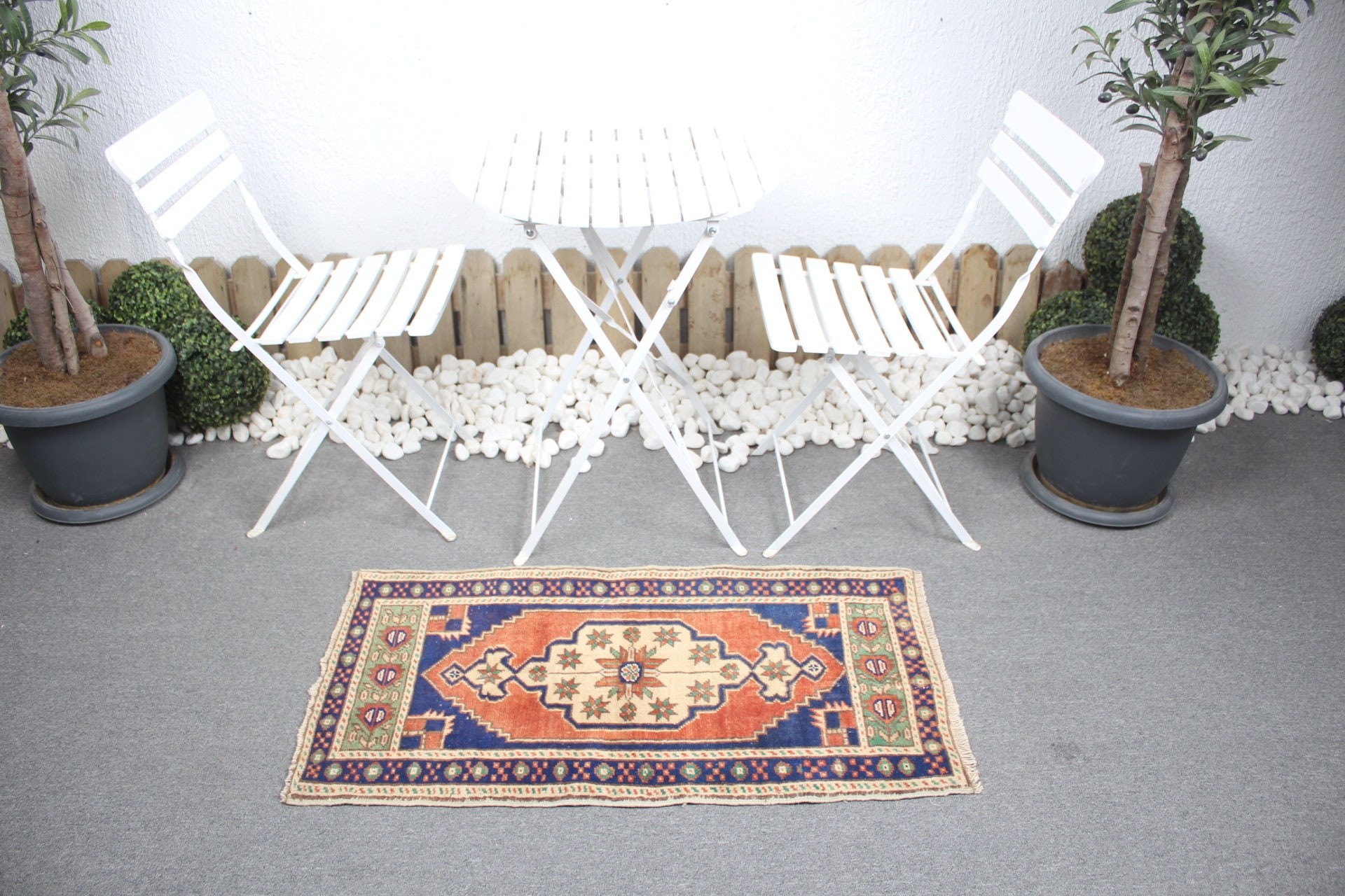 Rugs for Kitchen, Door Mat Rug, Aztec Rug, Red  1.9x3.5 ft Small Rug, Wool Rugs, Vintage Rugs, Bedroom Rug, Turkish Rug