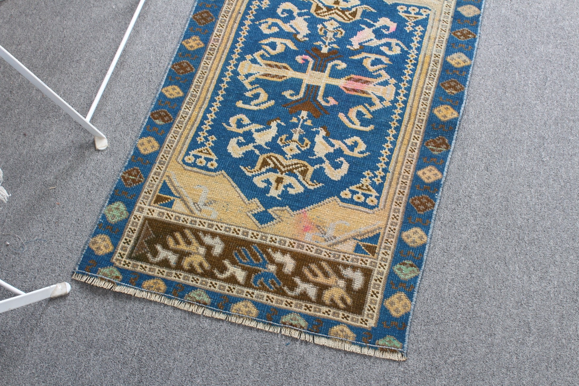 Vintage Halı, Boho Halı, Mavi Yatak Odası Halıları, Fas Halısı, Havalı Halı, Duvara Asılı Halılar, 1.8x3 ft Küçük Halılar, Araba Paspas Halıları, Türk Halısı