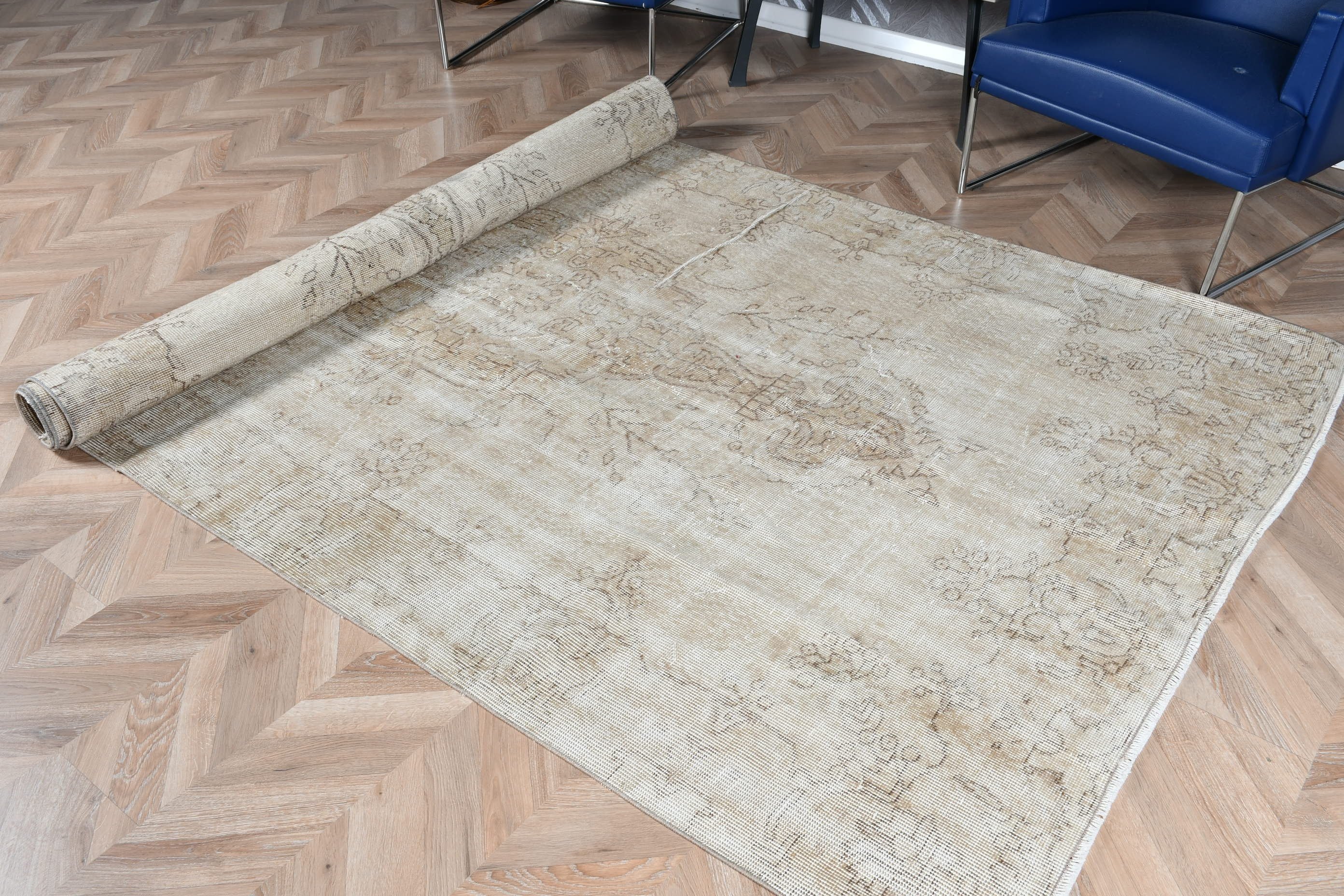 Beige Kitchen Rugs, Cool Rug, 5.5x9.9 ft Large Rug, Dining Room Rug, Salon Rugs, Vintage Rugs, Turkish Rug, Home Decor Rugs, Retro Rugs