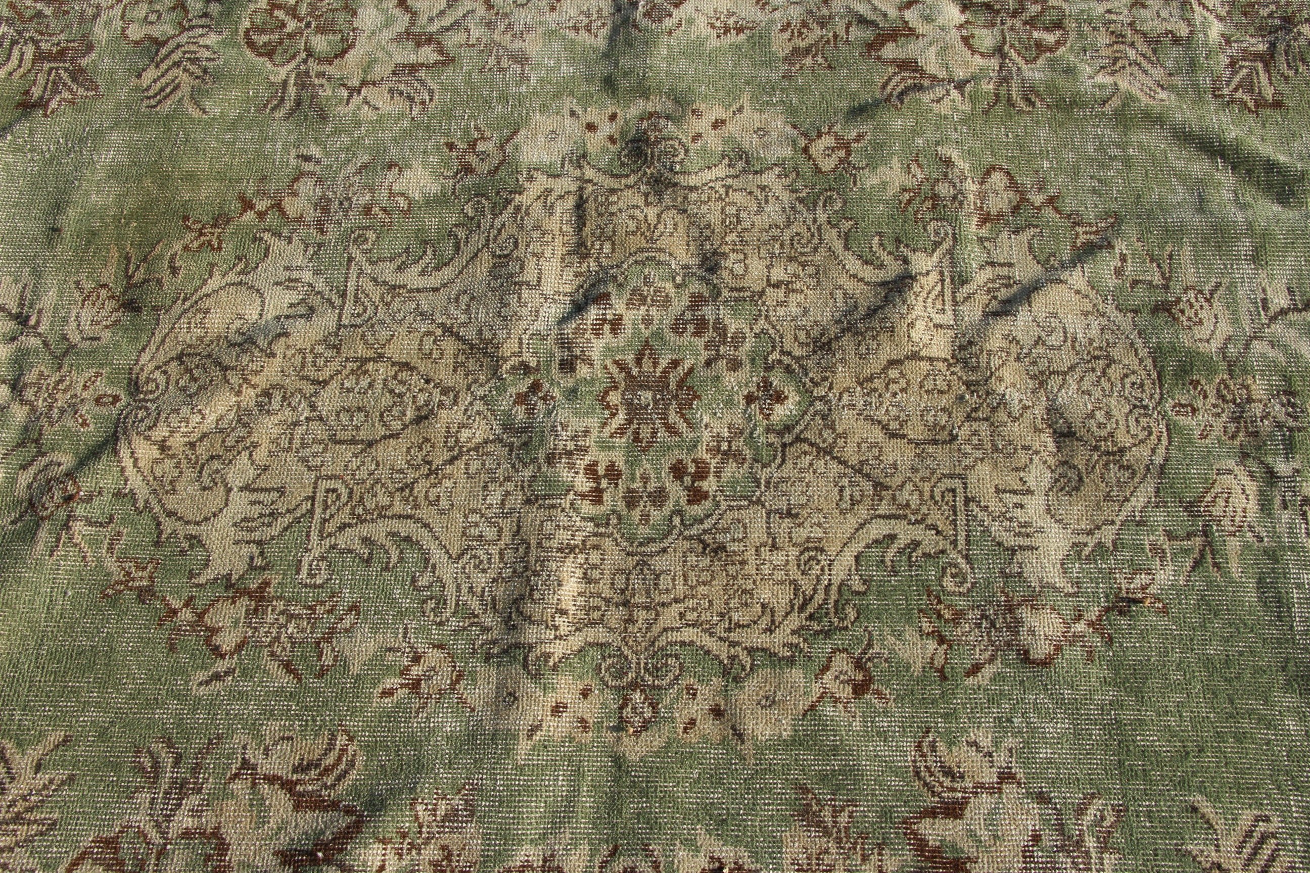 Aztek Halısı, 5,5x8,8 ft Büyük Halı, Vintage Halılar, Büyük Boho Halıları, Nötr Halılar, Düz Dokuma Halı, Oturma Odası Halısı, Kahverengi Soğuk Halılar, Türk Halısı