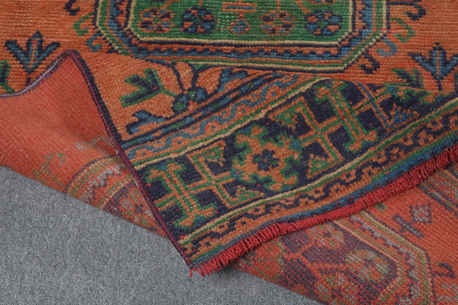 Yatak Odası Halısı, Turuncu Ev Dekorasyonu Halıları, Nötr Halılar, Türk Halısı, Boho Halısı Yolluk Halıları, 2.9x11.1 ft Yolluk Halısı, Uzun Yolluk Halıları, Vintage Halı