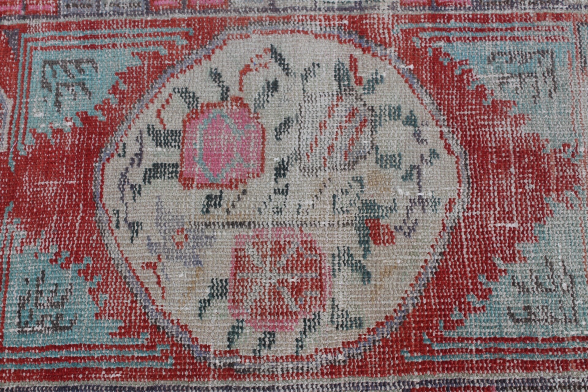 Kırmızı 2x4.1 ft Küçük Halı, Yatak Odası Halıları, Duvara Asılı Halı, Vintage Halı, Çocuk Halıları, Türk Halısı, Mutfak Halıları, Estetik Halılar