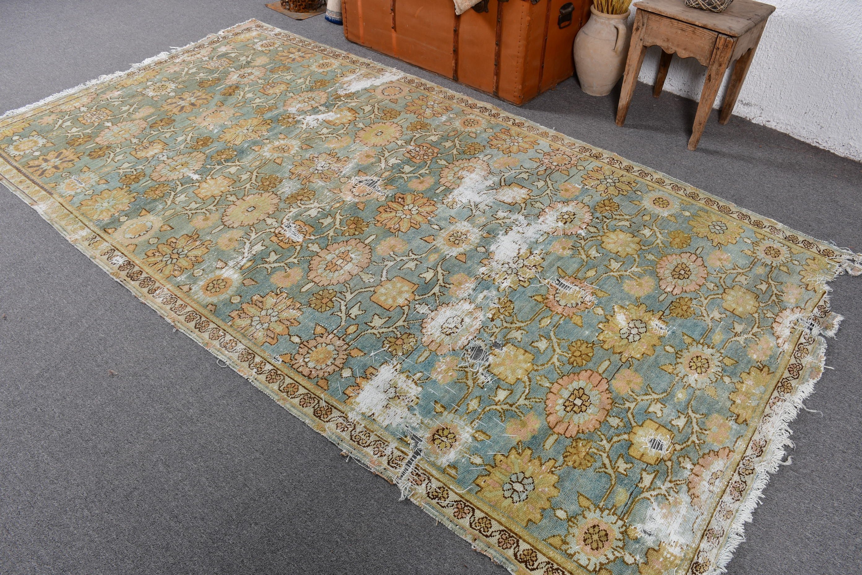 Office Rug, Luxury Rugs, Beige Oriental Rugs, Floor Rugs, 4.8x9.1 ft Large Rug, Vintage Rugs, Turkish Rugs, Living Room Rugs, Bedroom Rug