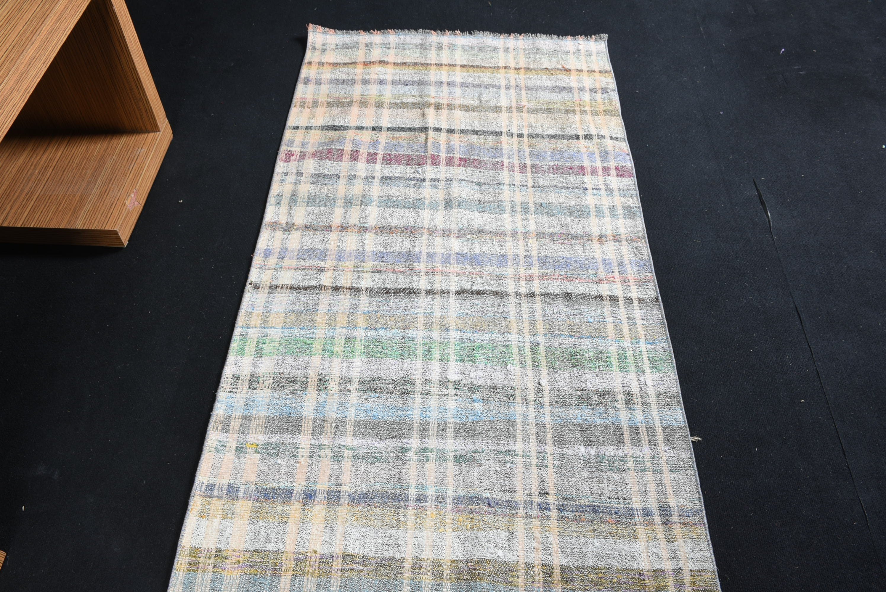 Mutfak Kilim, Antik Kilim, Merdiven Kilim, Koridor Kilim, Mutfak Kilim, Türk Kilim, Koridor Kilim, 92x233 cm Yolluk Kilim, Bej Uşak Kilim