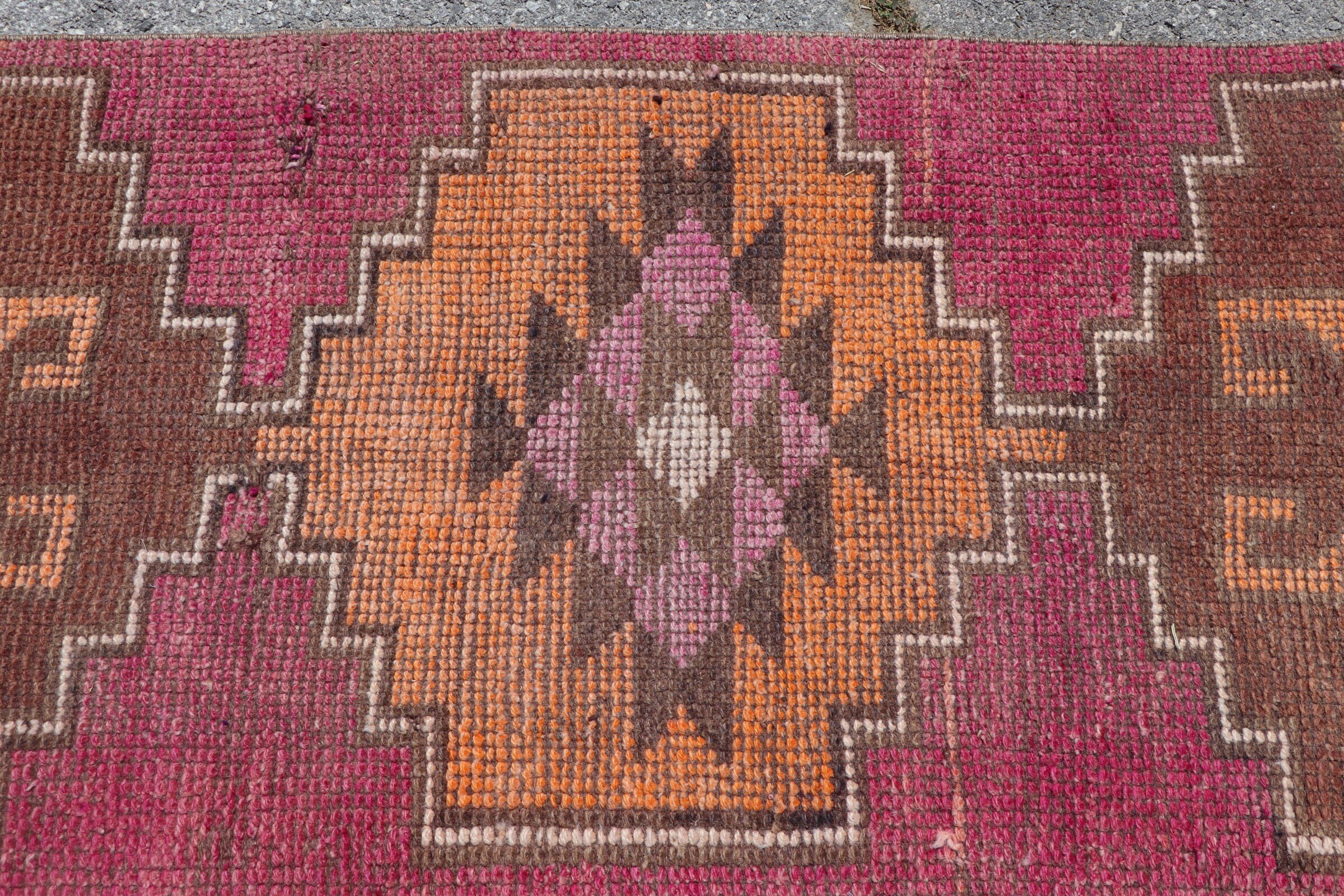 Koridor Halıları, 2,6x9,8 ft Koşucu Halısı, Oryantal Halı, Vintage Halı, Merdiven Halıları, Türk Halısı, Oushak Halısı, Koridor Halısı, Kahverengi Antika Halı