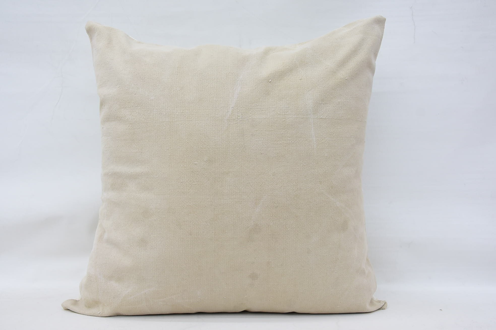 Gift Pillow, Vintage Kilim Throw Pillow, Pillow for Sofa, 32"x32" Beige Pillow, Bolster Pillow, Bright Pillow Case