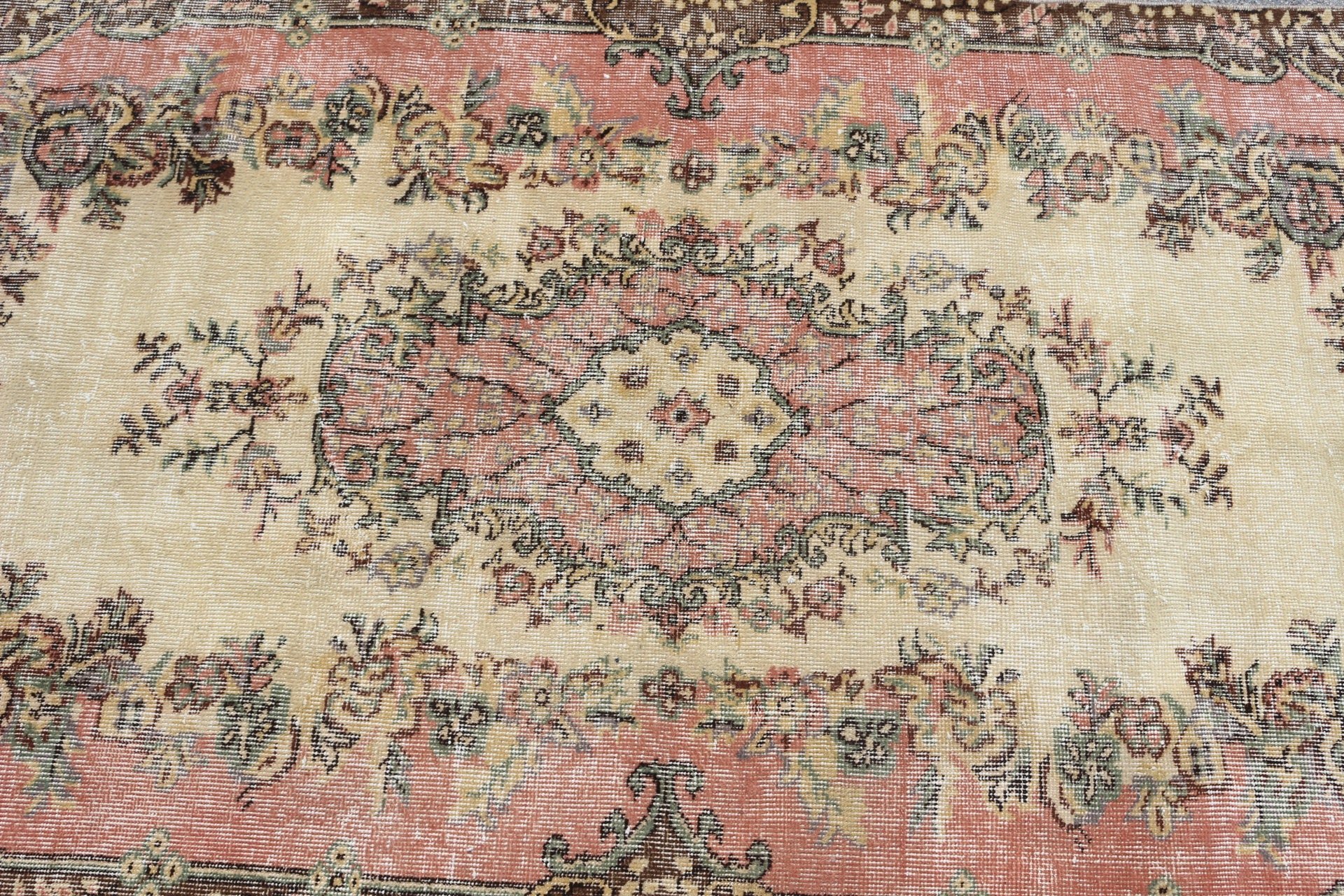 Bedroom Rug, 3.7x6.7 ft Area Rugs, Red Anatolian Rug, Vintage Decor Rugs, Moroccan Rug, Wool Rug, Dining Room Rug, Vintage Rug, Turkish Rug