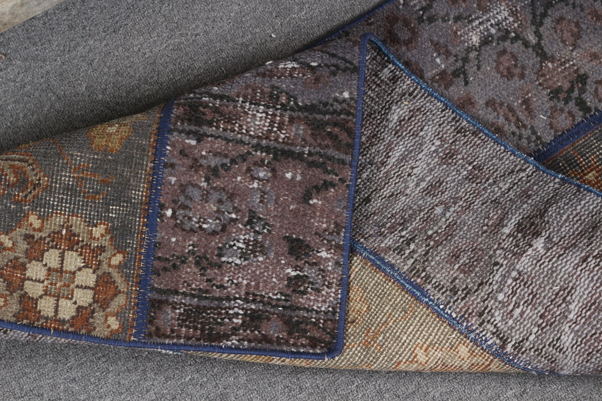 Anatolian Rugs, Gray  1.8x3.2 ft Small Rugs, Vintage Rug, Turkish Rug, Floor Rugs, Outdoor Rug, Car Mat Rug, Bathroom Rug