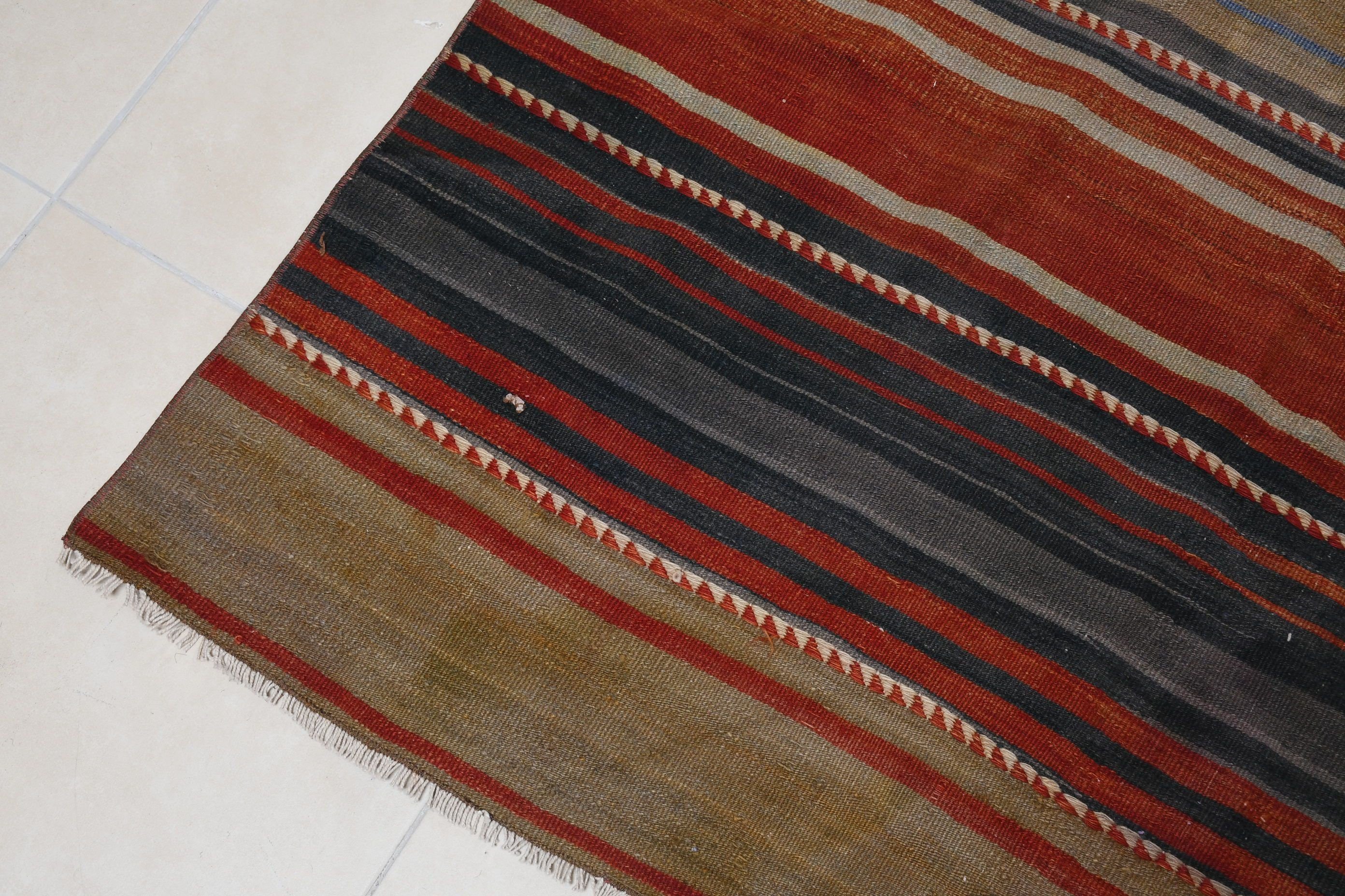 Fas Halısı, 4.8x12.8 ft Runner Halıları, Turuncu Soğuk Halı, Türk Halısı, Vintage Halılar, Kilim, Koridor Halıları, Oryantal Halı, Merdiven Halısı