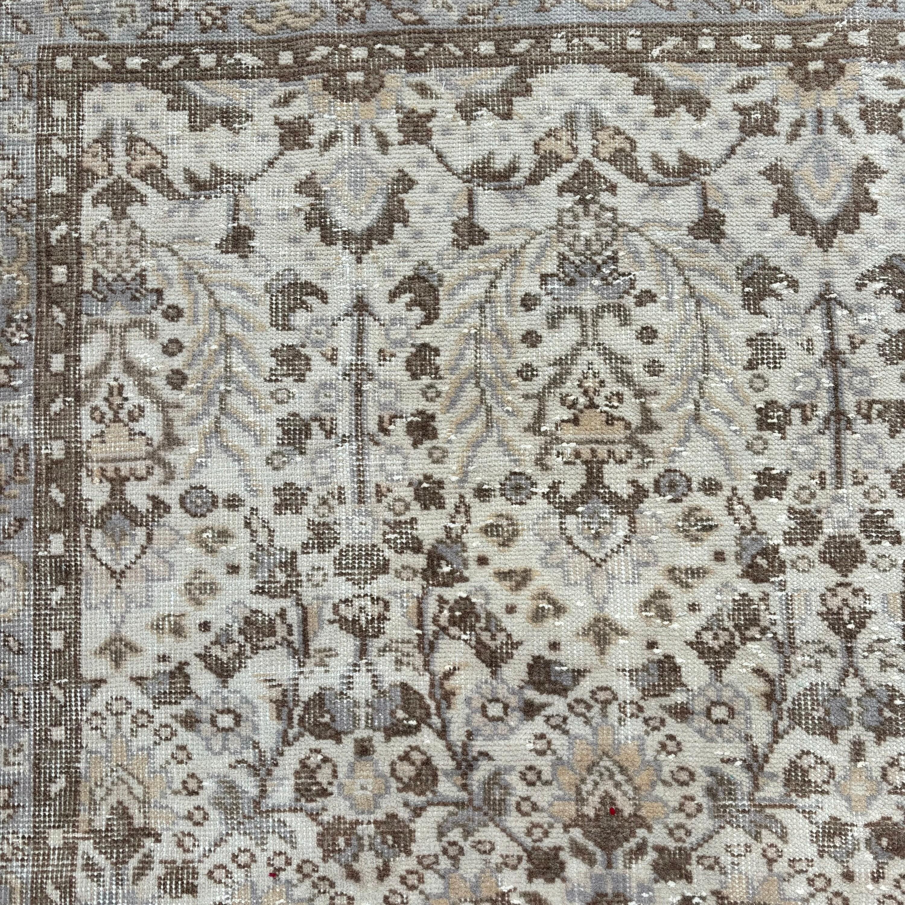 Oturma Odası Halısı, Yemek Odası Halısı, Sanat Halıları, Bej Anadolu Halısı, Ev Dekorasyonu Halıları, Vintage Halı, Türk Halısı, Harika Halı, 5.1x9.2 ft Büyük Halılar