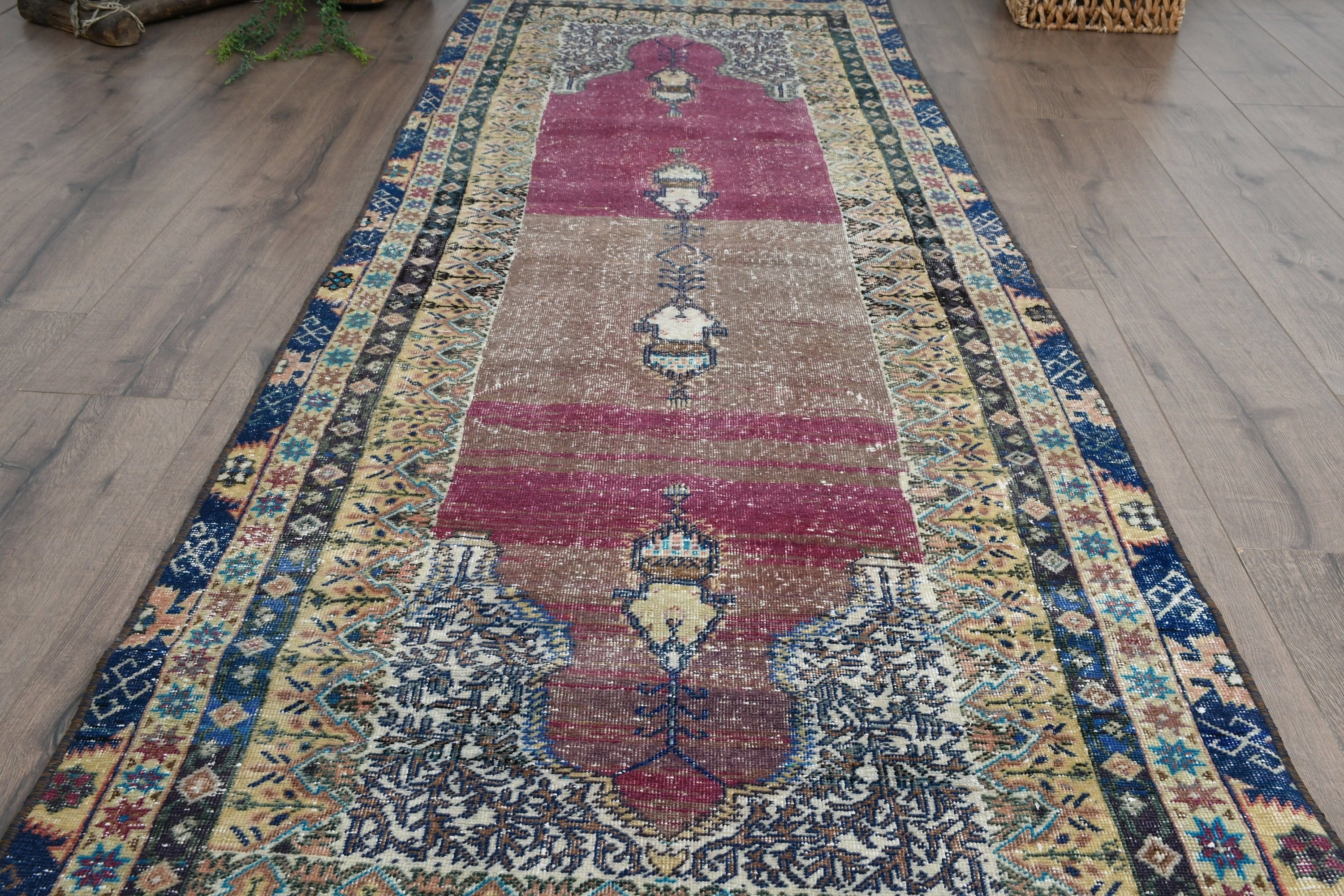 Sanat Halısı, Koridor Halısı, Fas Halıları, Mutfak Halısı, Türk Halısı, Bej 2,9x9,1 ft Runner Halıları, Vintage Halılar