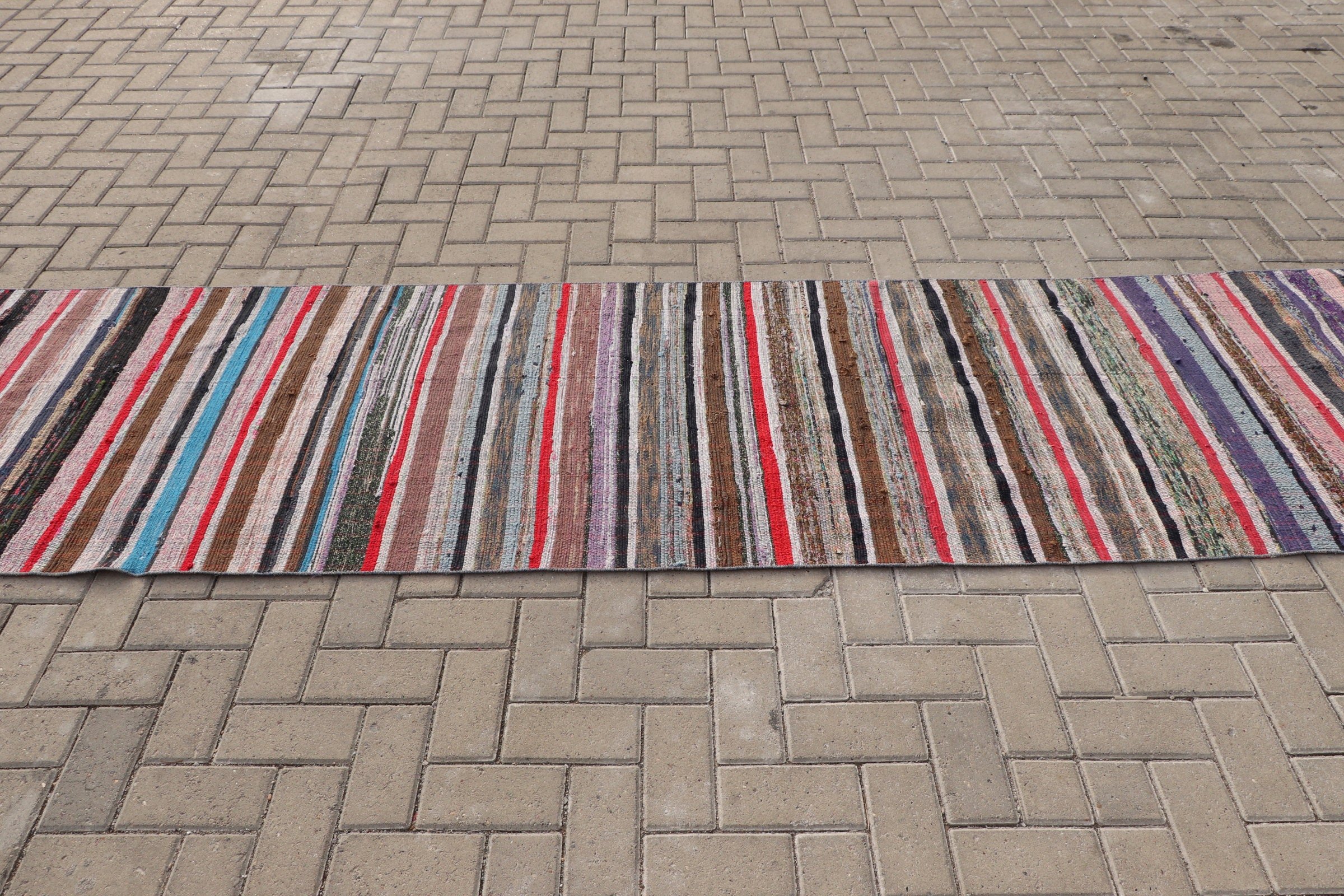 Mutfak Halısı, Koridor Halıları, Oushak Halısı, 2,9x12,7 ft Yolluk Halıları, Yer Halıları, Kilim, Gökkuşağı Fas Halıları, Vintage Halı, Türk Halısı, Eski Halı