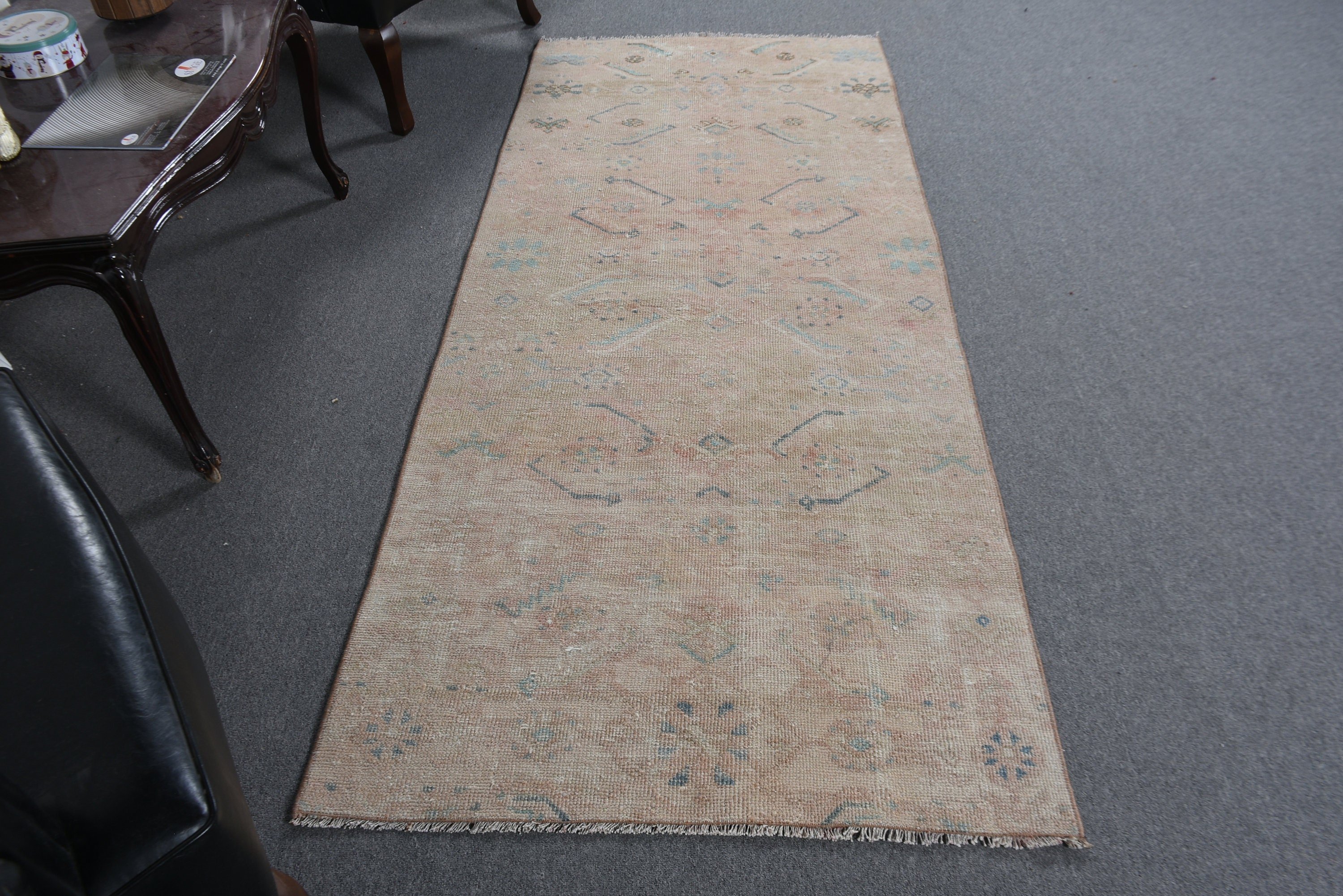 3.1x7.2 ft Aksan Halıları, Vintage Halı, Antika Halılar, Türk Halısı, Siyah Mutfak Halıları, Vintage Aksan Halısı, Boho Halısı, Çocuk Halıları, Havalı Halı