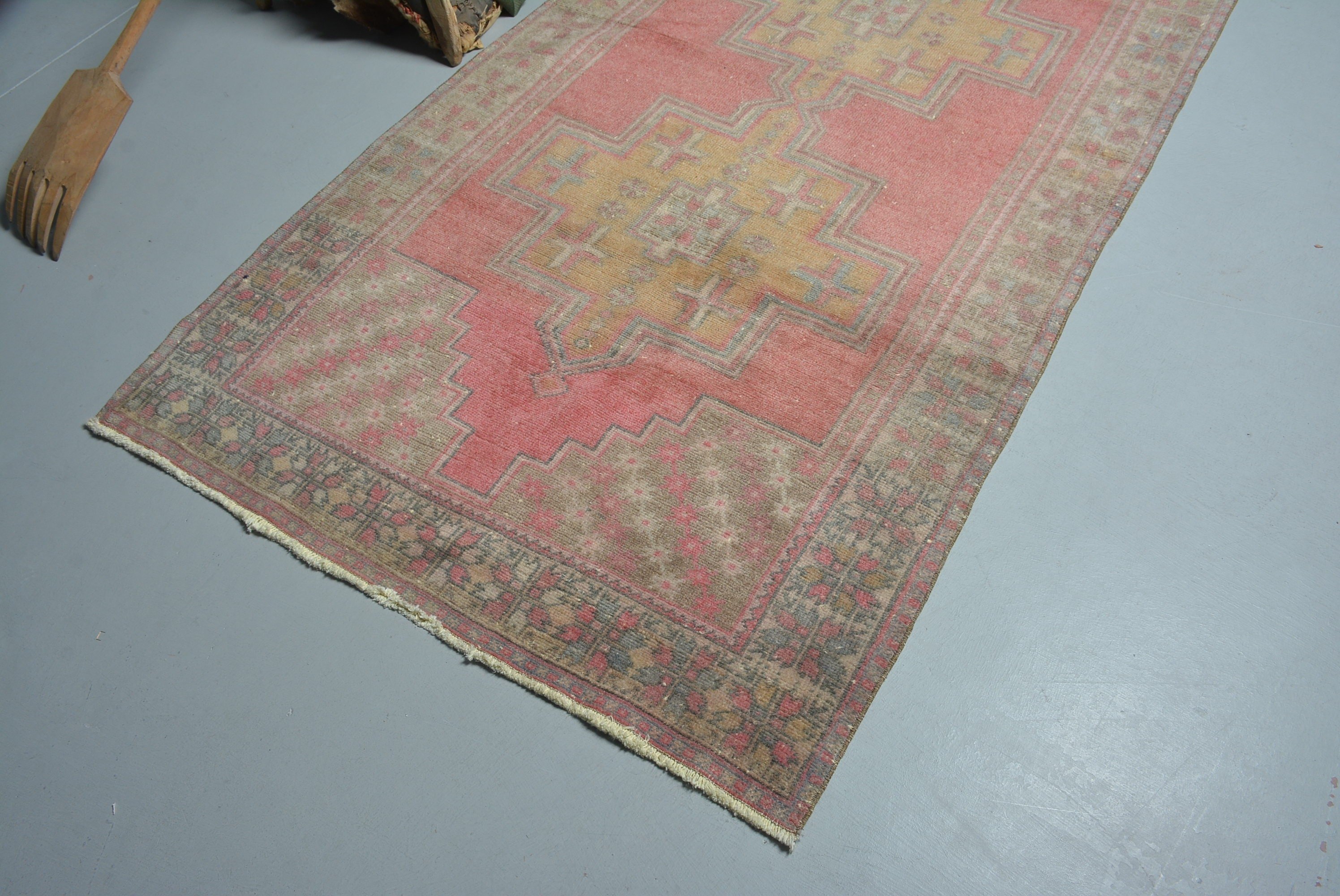 Living Room Rug, Cool Rugs, Turkish Rug, Rugs for Living Room, Handwoven Rug, Kitchen Rug, Bedroom Rugs, 4.2x7.9 ft Area Rugs, Vintage Rugs