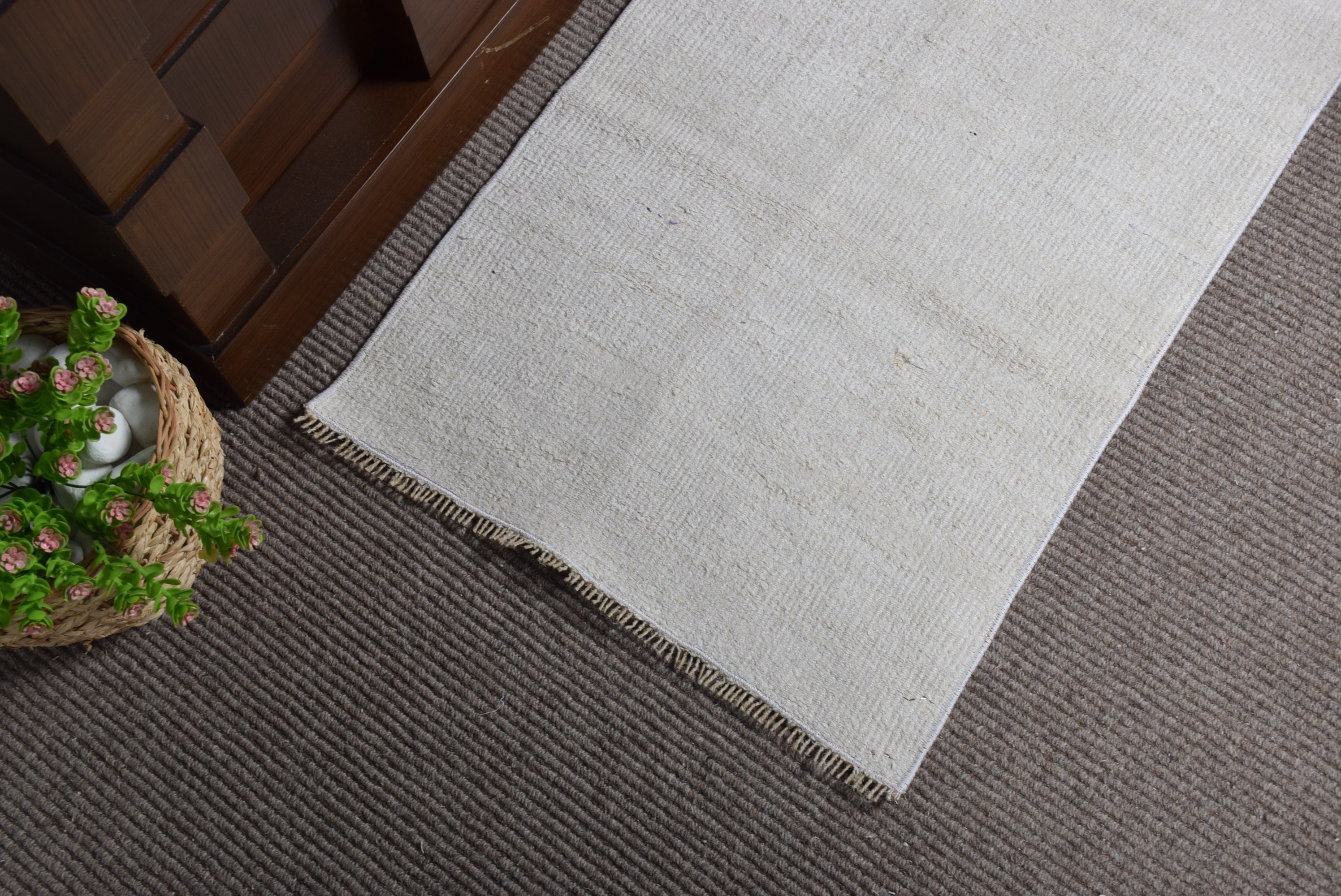Kitchen Rugs, Vintage Rug, Rugs for Bath, Door Mat Rug, 1.7x2.8 ft Small Rug, Bathroom Rugs, Home Decor Rug, Beige Floor Rug, Turkish Rug