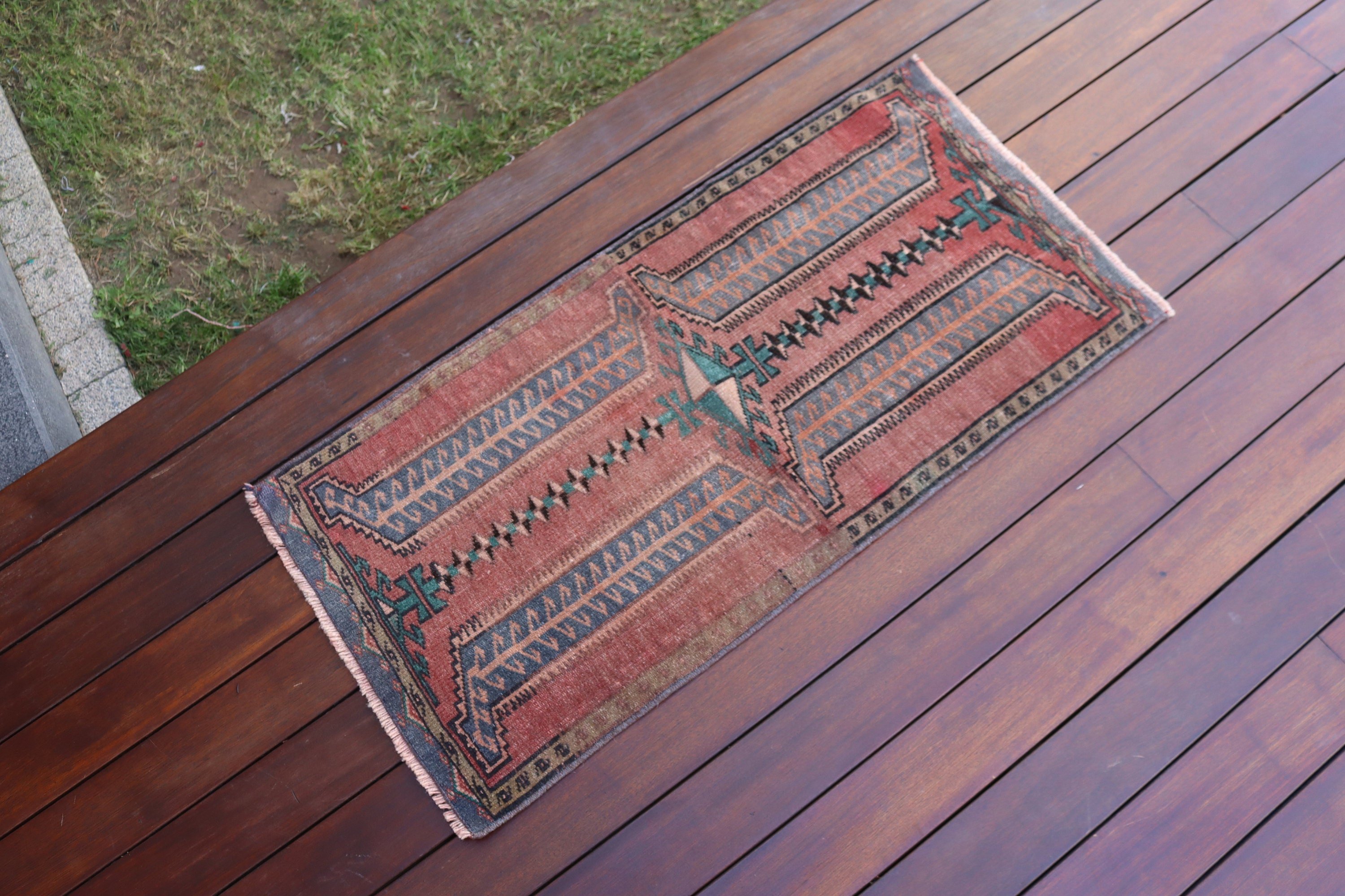 1.6x3.1 ft Küçük Halılar, Küçük Alan Halısı, Vintage Halılar, Küçük Boho Halıları, Yatak Odası Halısı, Açıklama Halısı, Türk Halısı, Kahverengi Anadolu Halıları