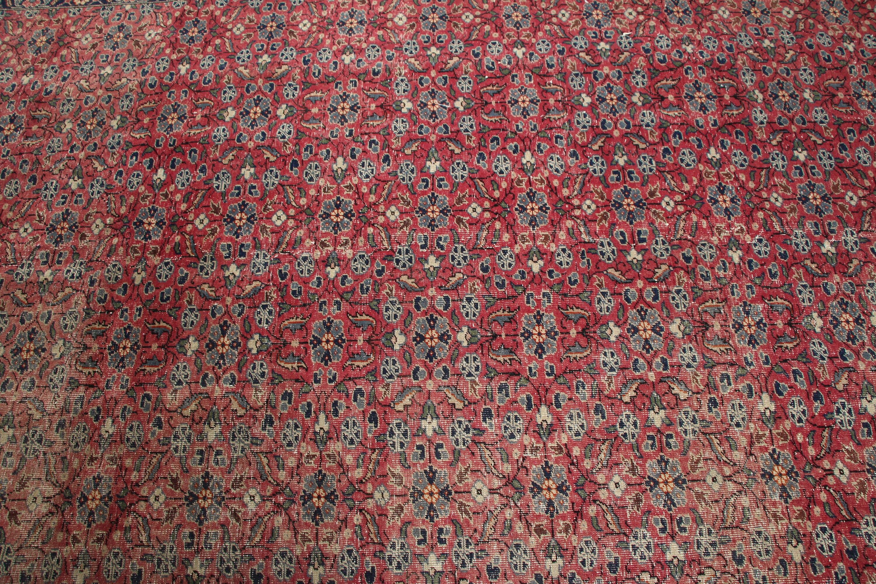 6.5x9.8 ft Büyük Halı, Salon Halısı, Harika Halılar, Türk Halıları, Kırmızı Ev Dekor Halıları, Özel Halı, Oryantal Halı, Oturma Odası Halıları, Vintage Halı