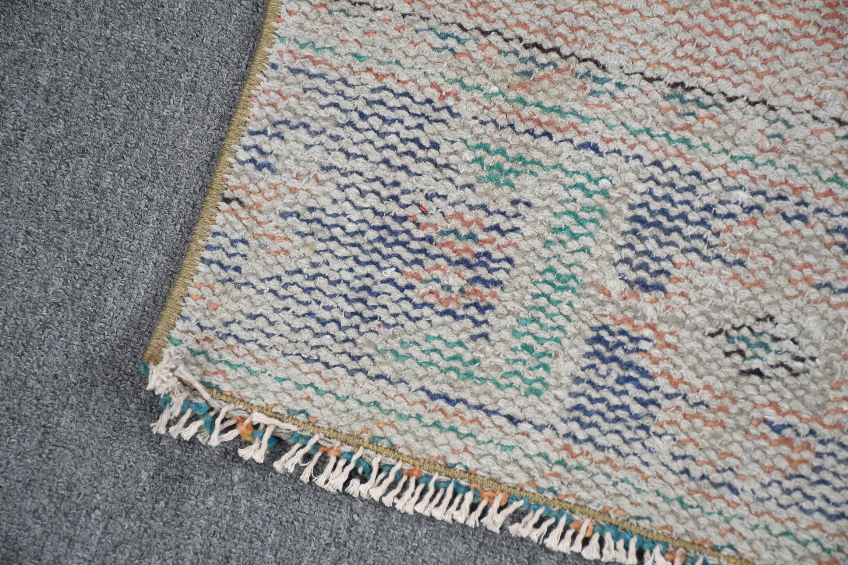 Pastel Rug, Bedroom Rug, Antique Rugs, 2x3.9 ft Small Rug, Turkish Rugs, Orange Oriental Rugs, Wall Hanging Rug, Vintage Rugs, Kitchen Rugs