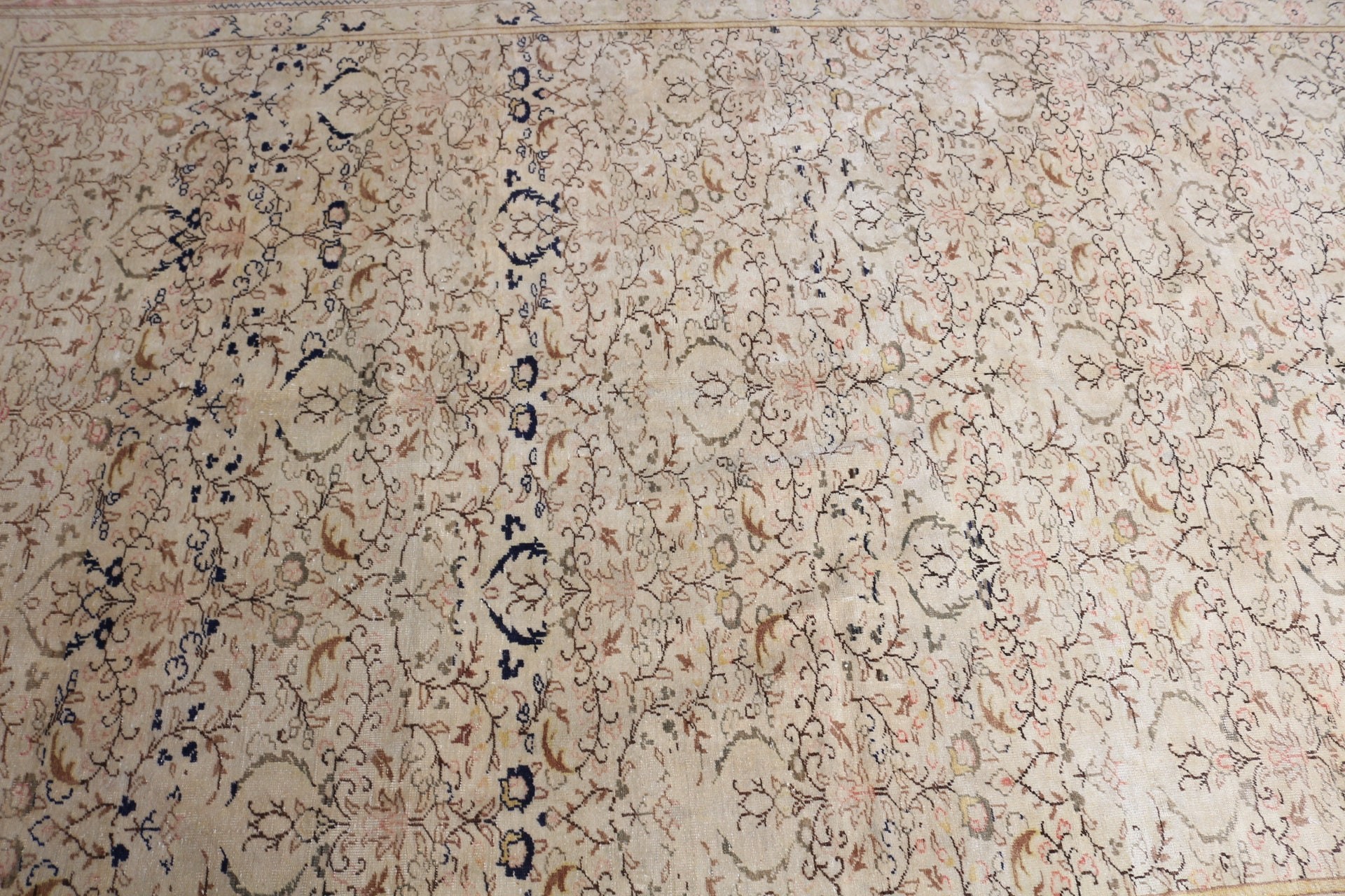 Antik Halı, 184x276 cm Salon Halı, Yemek odası Halı, Salon Halı, Oturma odası Halı, Salon Halı, Bej Ev dekoru Halı, Türk Halı